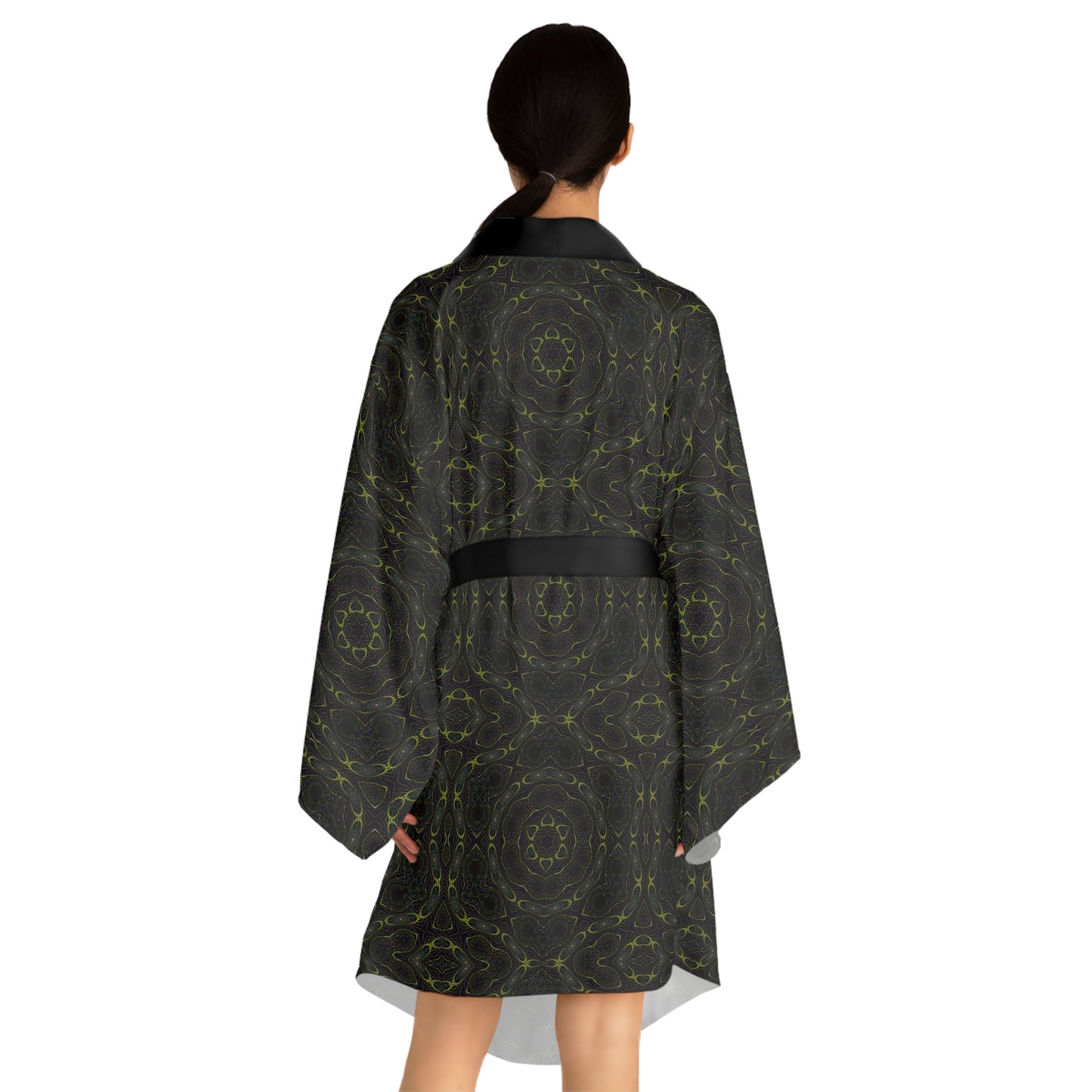 Long Sleeve Kimono Robe - P5 Kaleidoscopic No.4