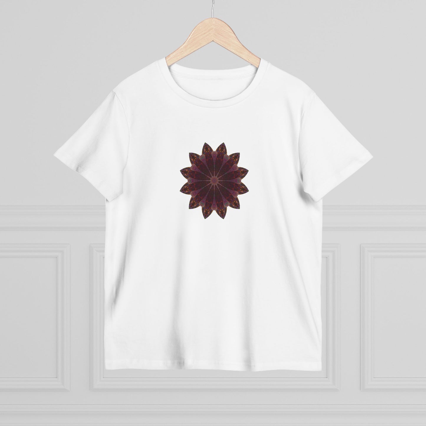 Women’s Maple Tee - Love Light Mandalas No.5