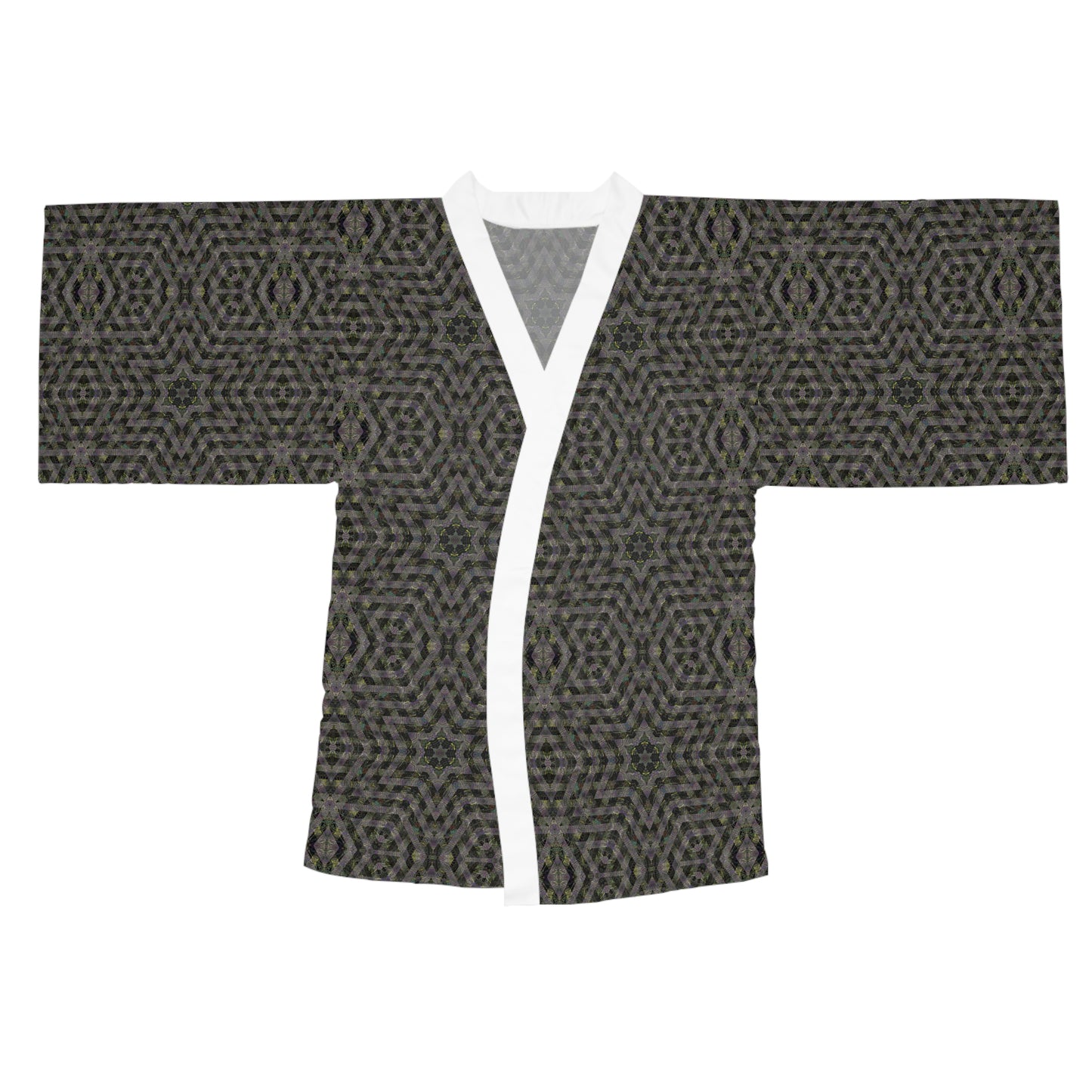 Long Sleeve Kimono Robe - P5 Kaleidoscopic No.6
