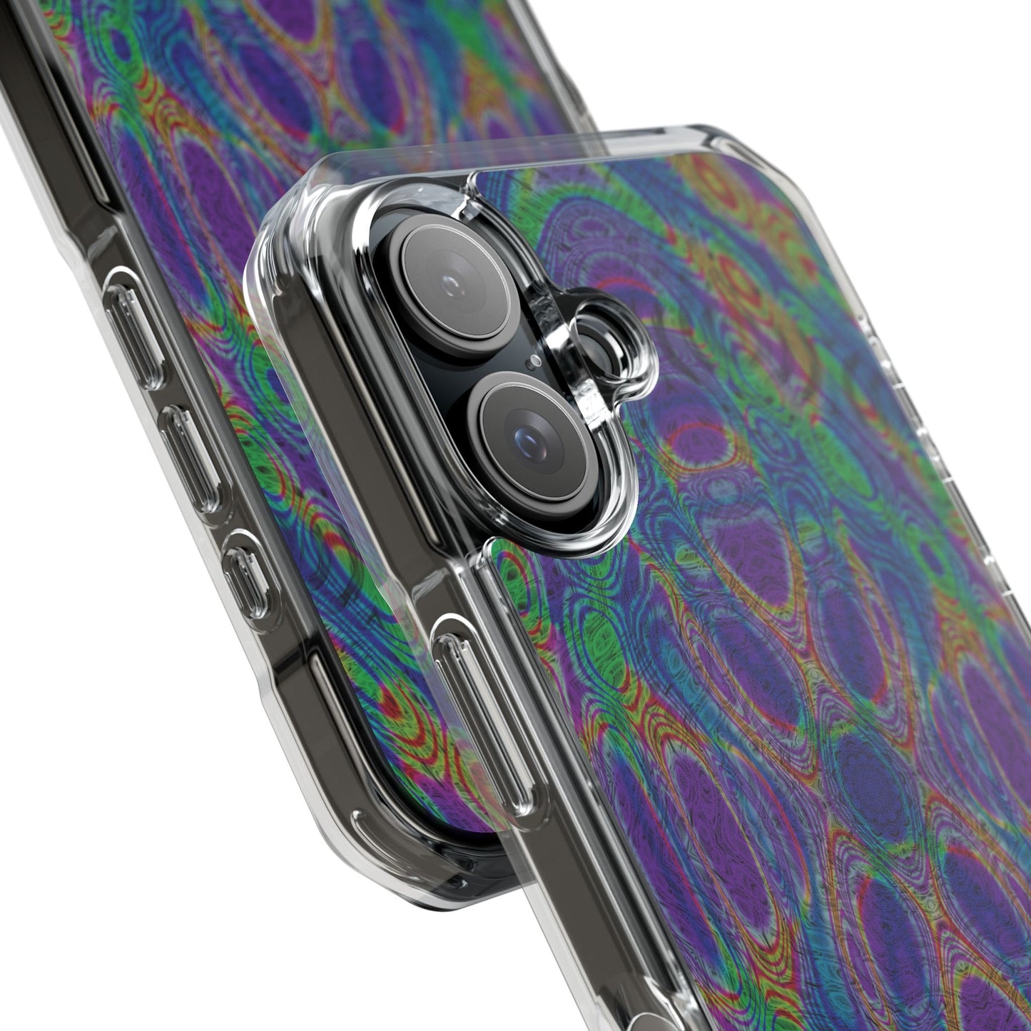 iPhone 16 Magnetic Clear Impact Case - DMT Seer No.18