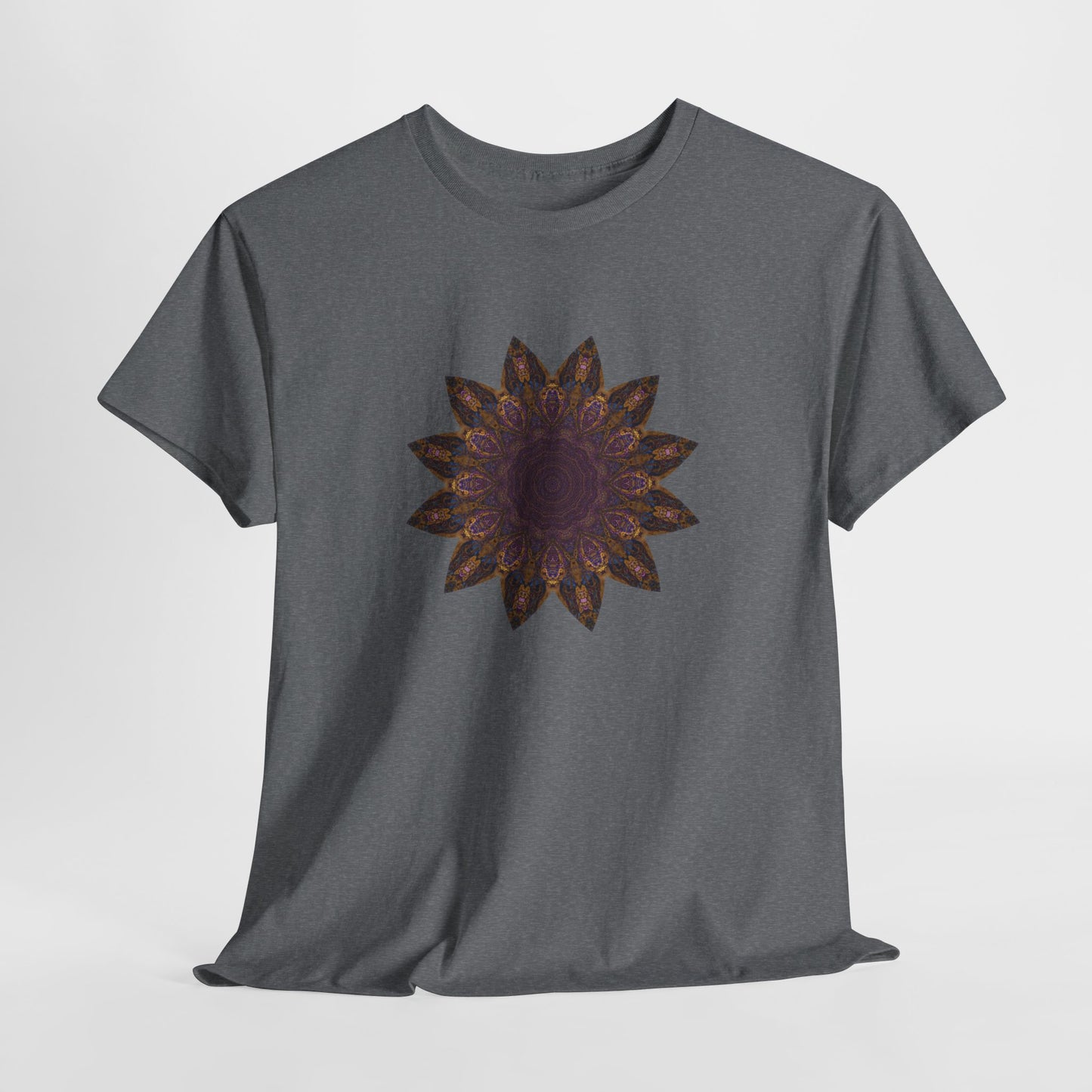 Unisex Heavy Cotton Tee - Love Light Mandalas No.1