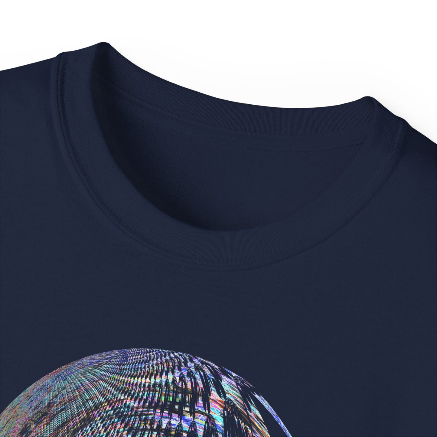 Unisex Ultra Cotton Tee - Fractal Moon No.2