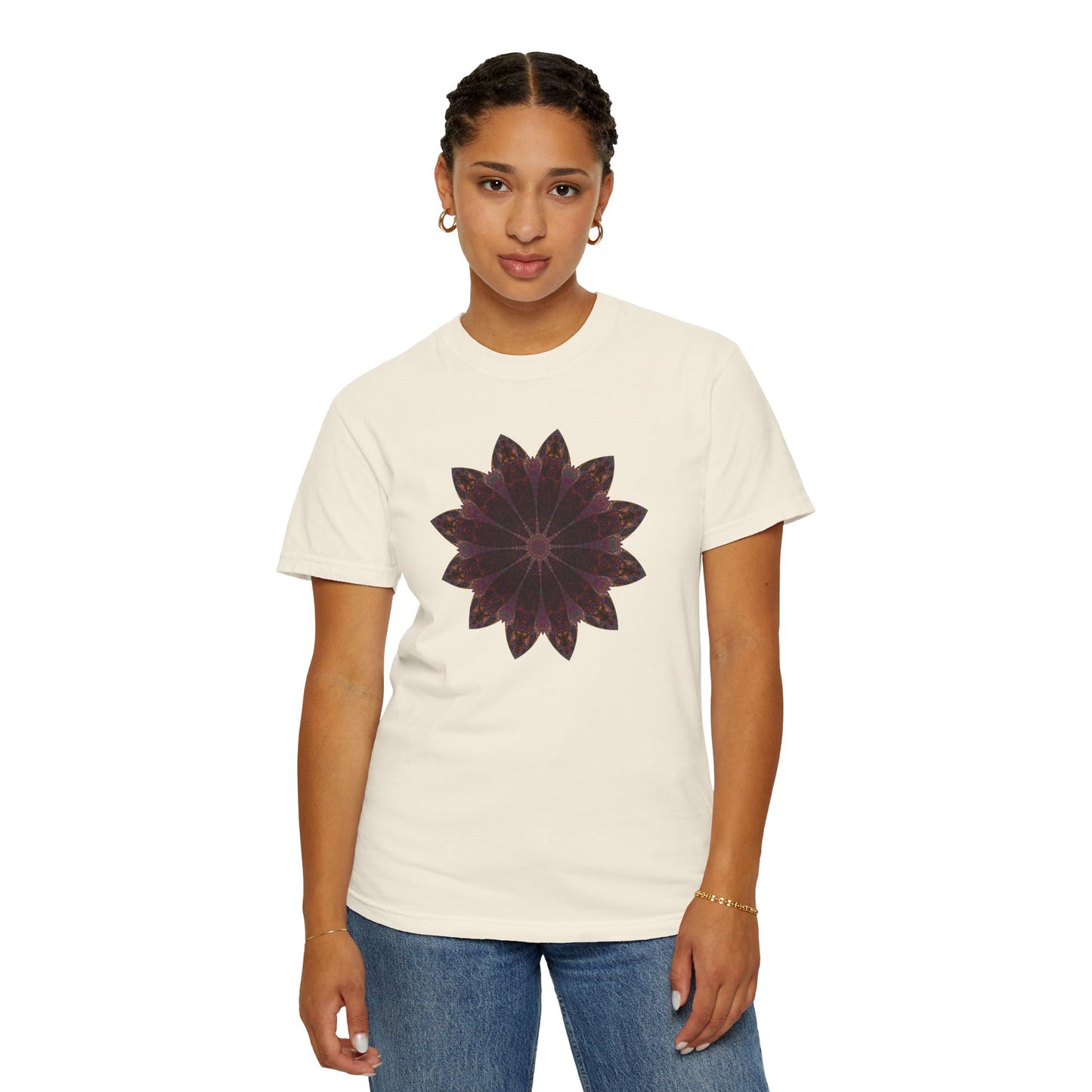 Unisex Garment-Dyed T-shirt - Love Light Mandalas No.5