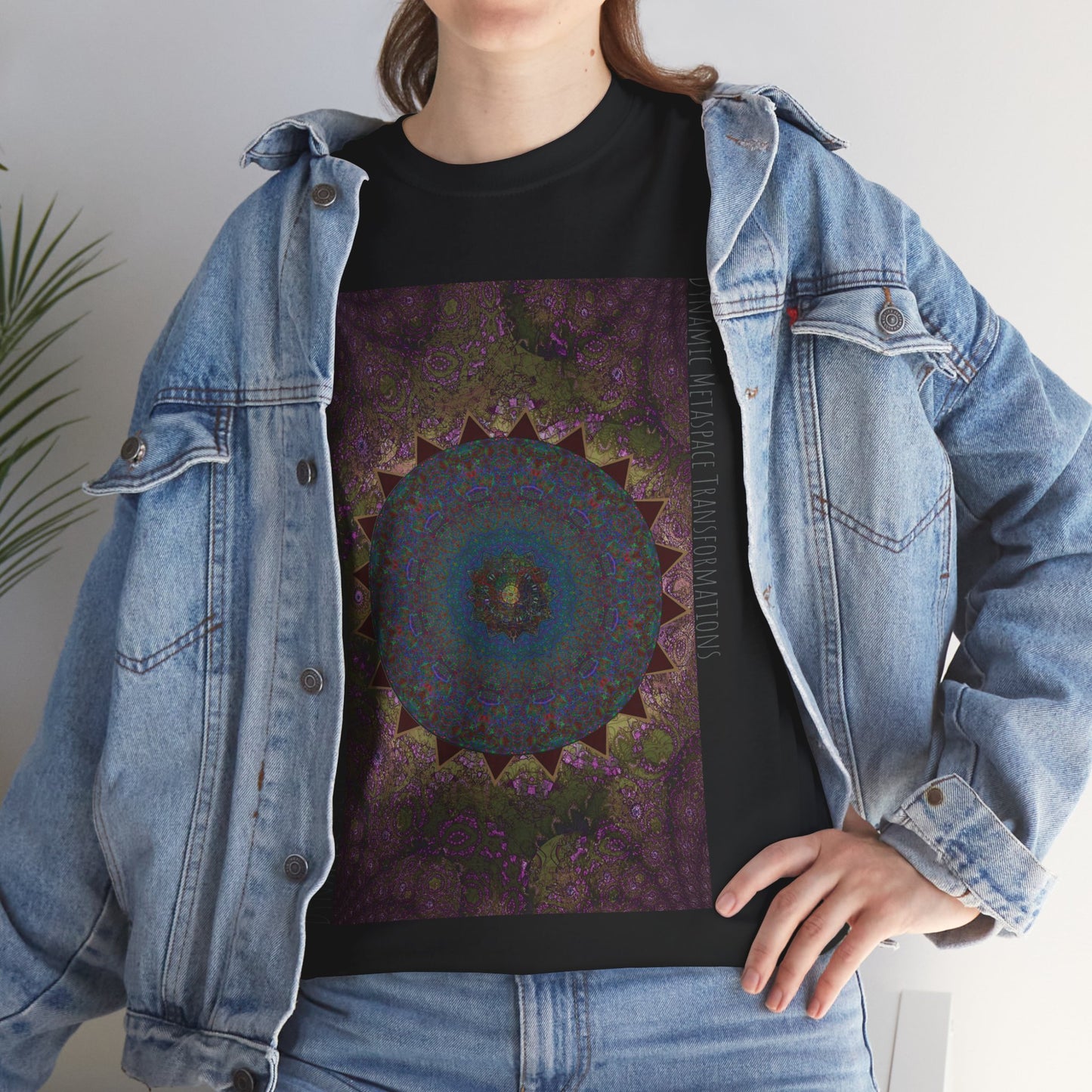 Unisex Heavy Cotton Tee - Love Light Spheres No. L8S1