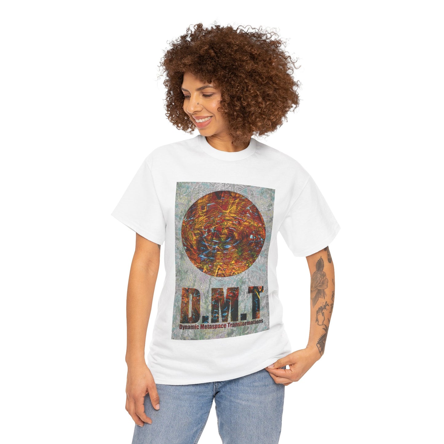 Unisex Heavy Cotton Tee - DMT Spheres No.1