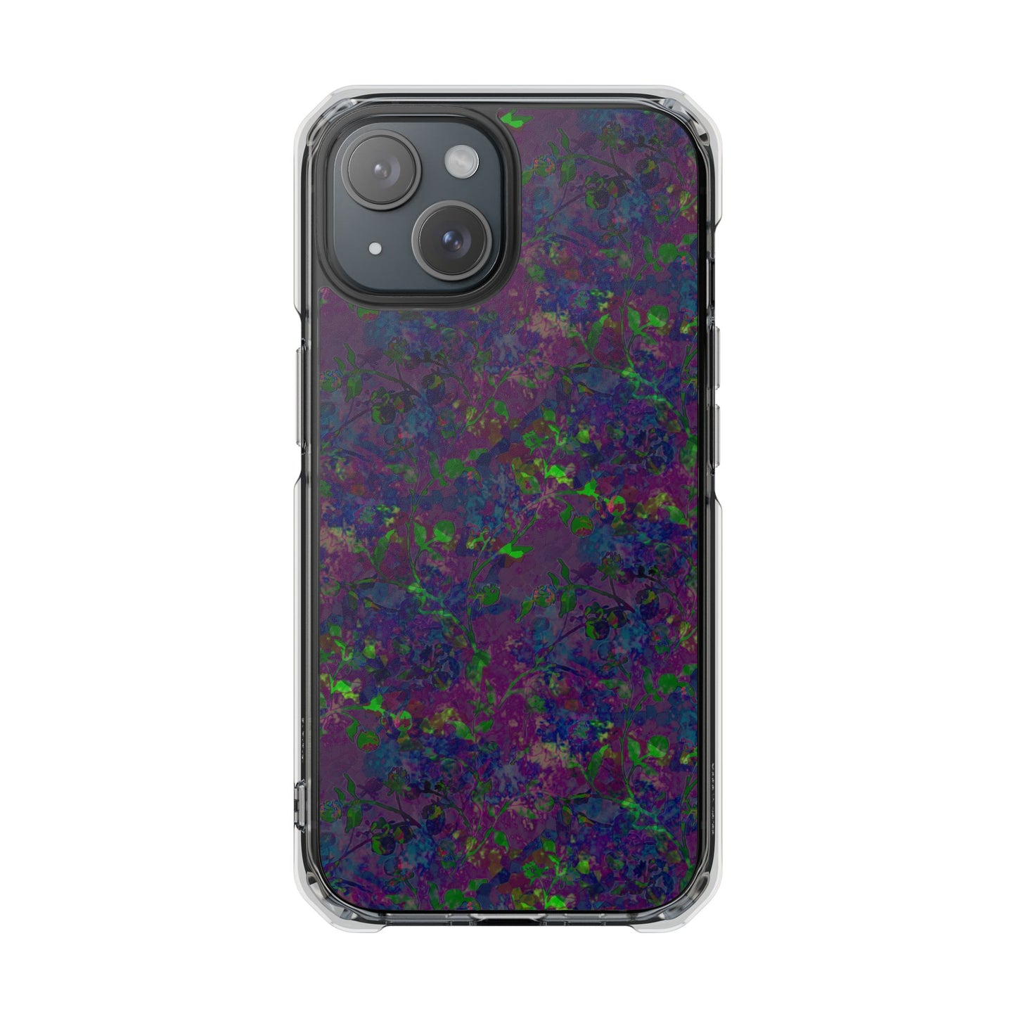 iPhone 15 Magnetic Clear Impact Case - Hidden Weave Series V3 No.23
