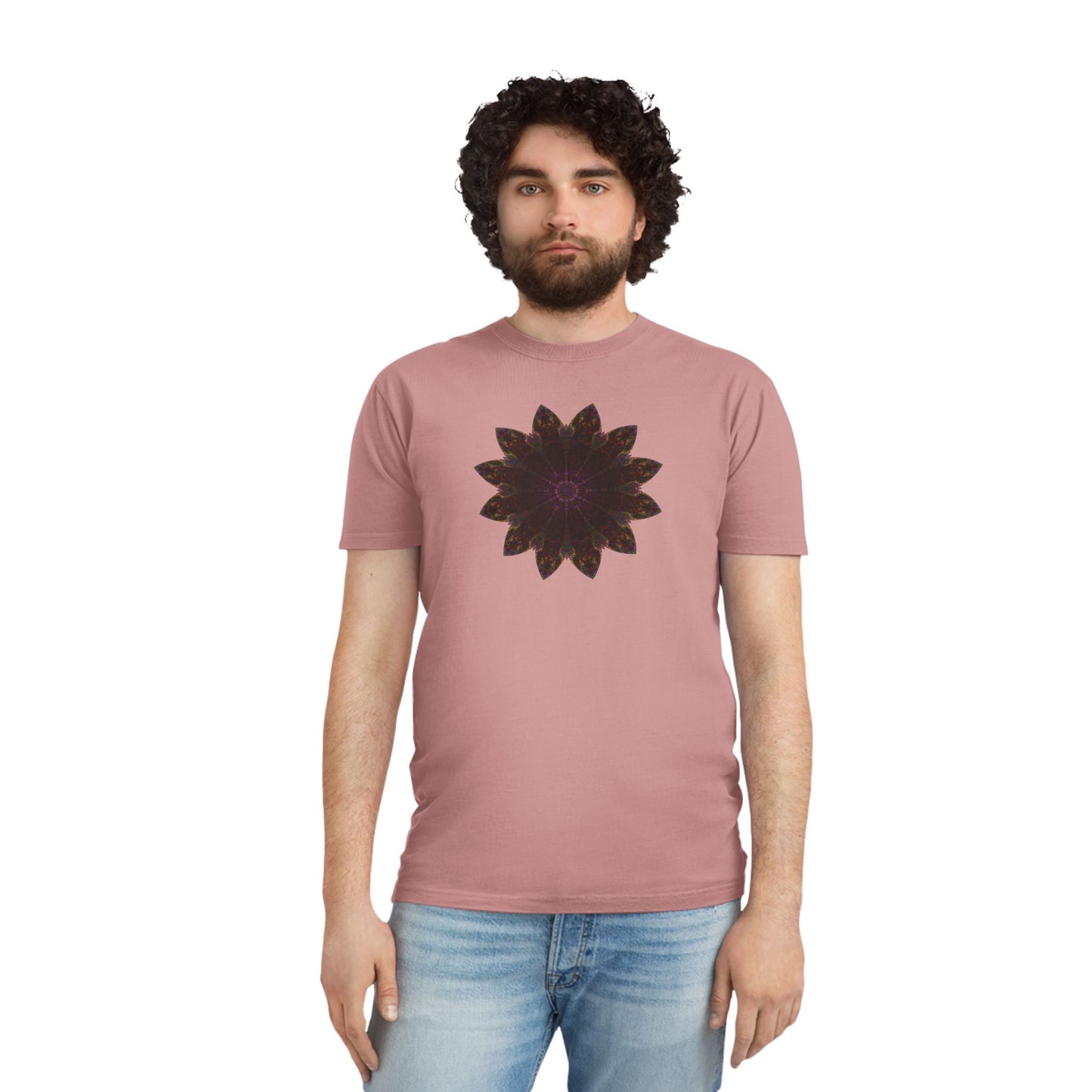 Unisex Faded Shirt - Love Light Mandalas No.12
