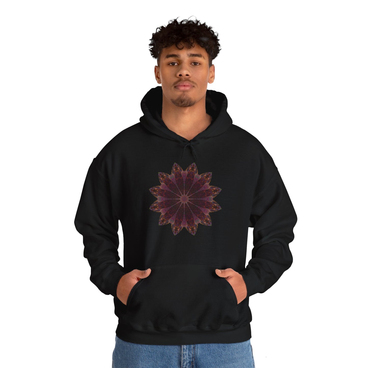 Unisex Heavy Blend™ Hooded Sweatshirt - Love Light Mandalas No.5