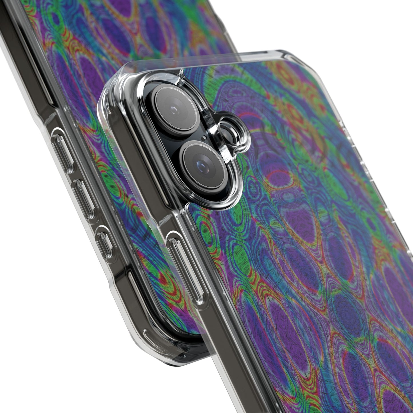 iPhone 16 Magnetic Clear Impact Case - DMT Seer No.18
