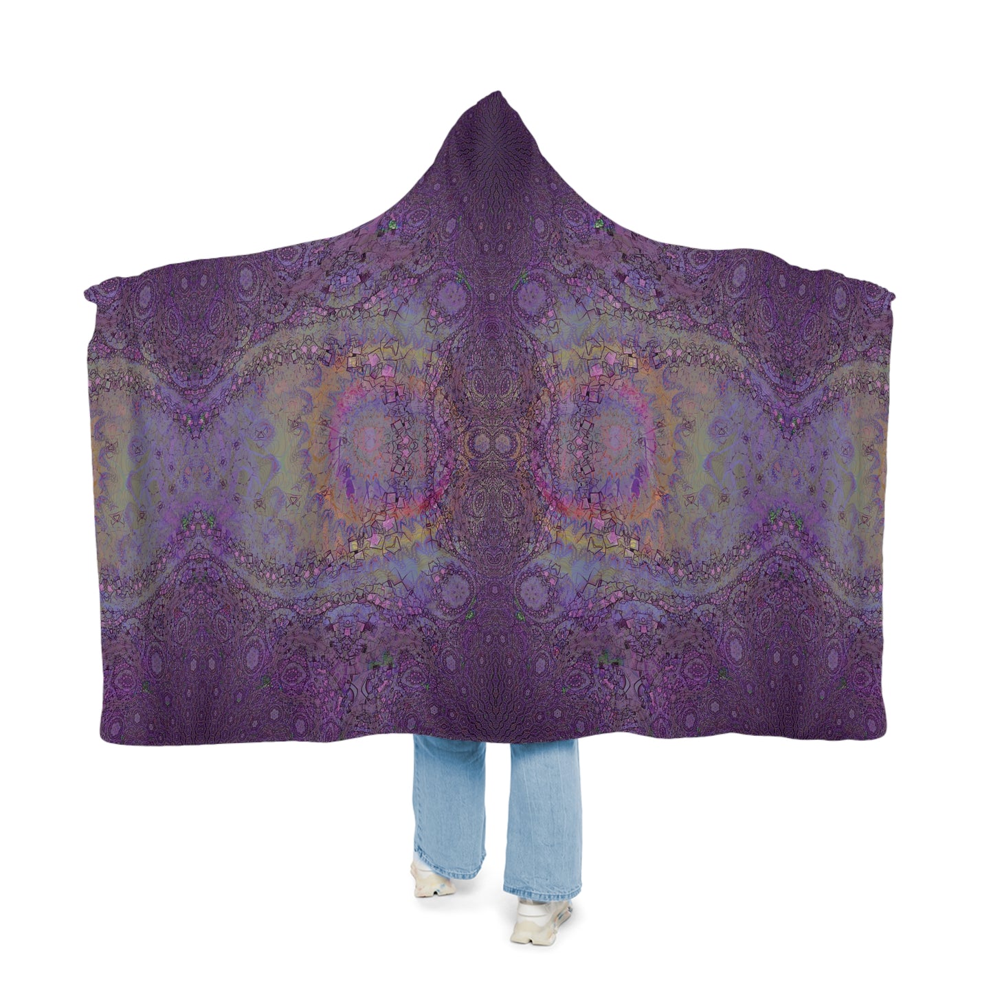 Snuggle Blanket - Love Light Fractals No.13