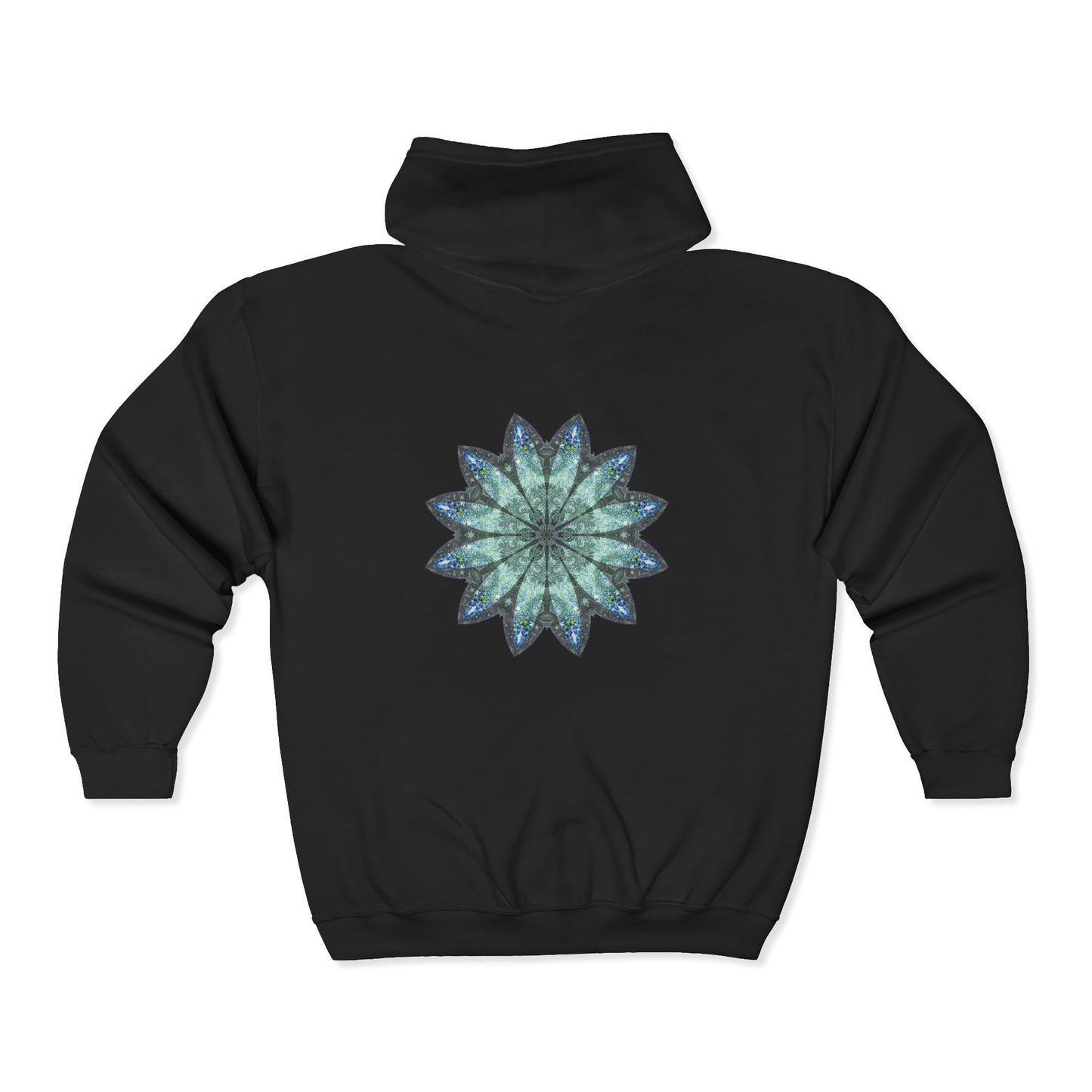 Unisex Heavy Blend™ Full Zip Hooded Sweatshirt - Love Light Mandalas No.20