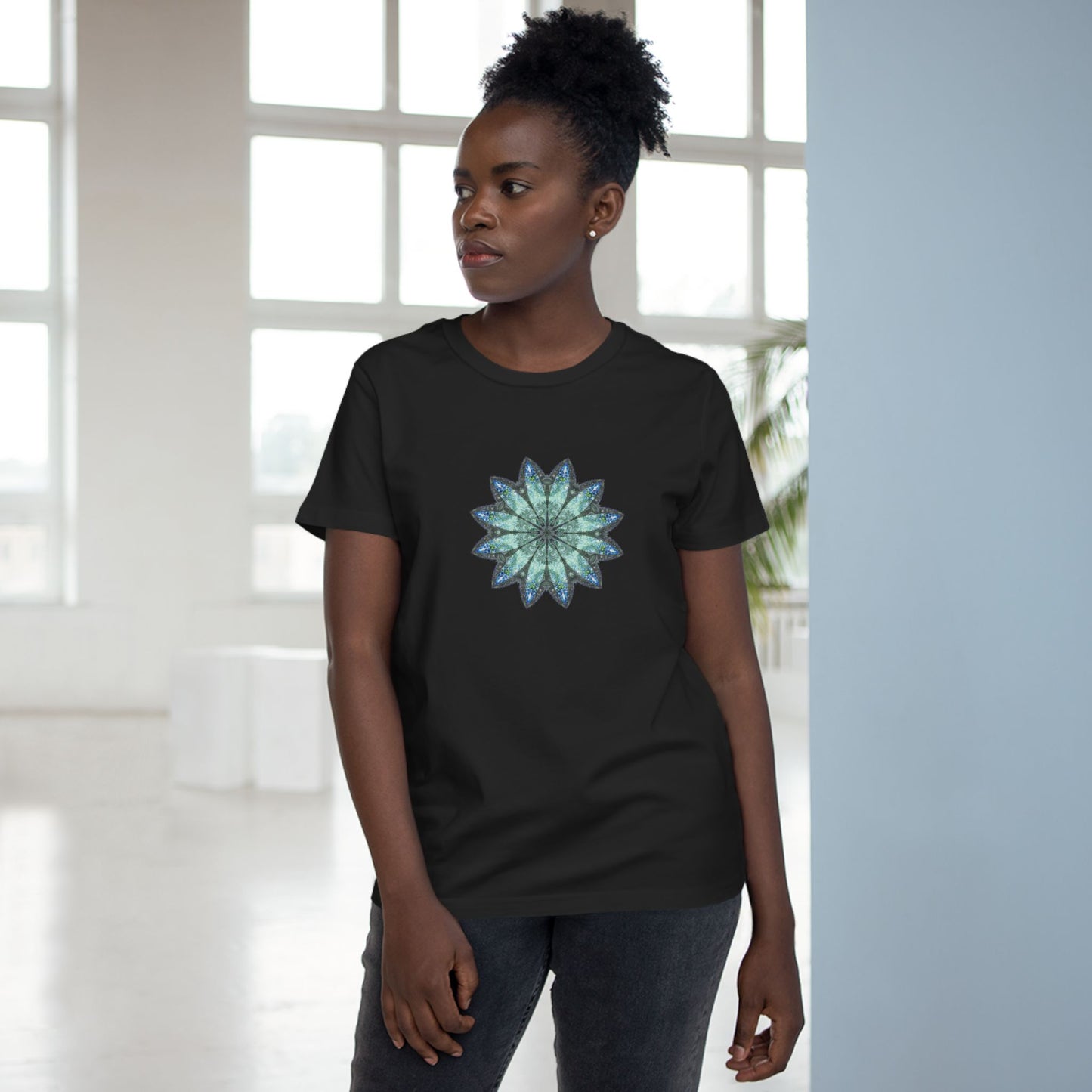 Women’s Maple Tee - Love Light Mandalas No.20