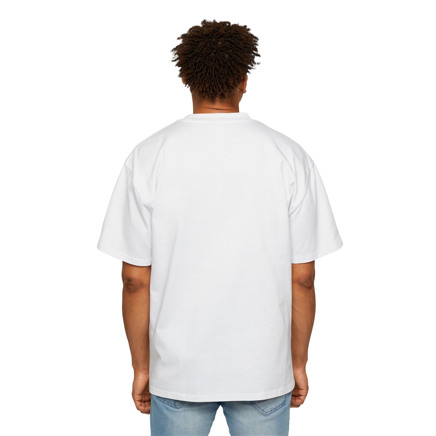 Men's Heavy Oversized Tee - Eye Plants No.2