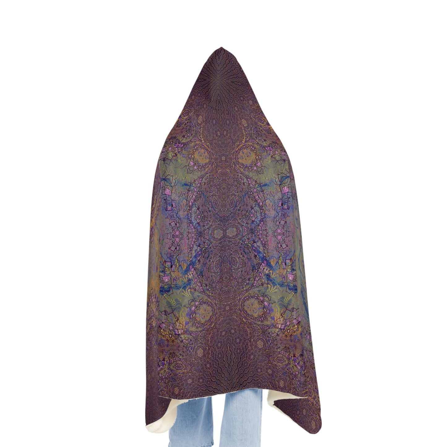 Snuggle Blanket - Love Light Fractals No.12