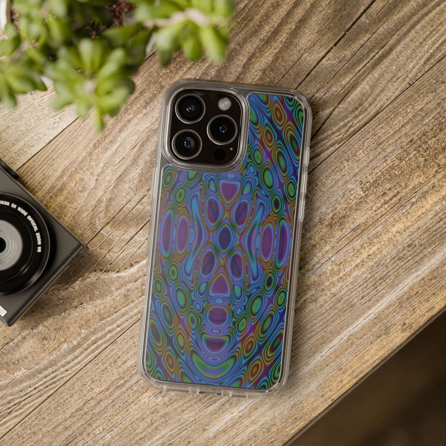 iPhone 16 Clear Case – DMT Seer No.20