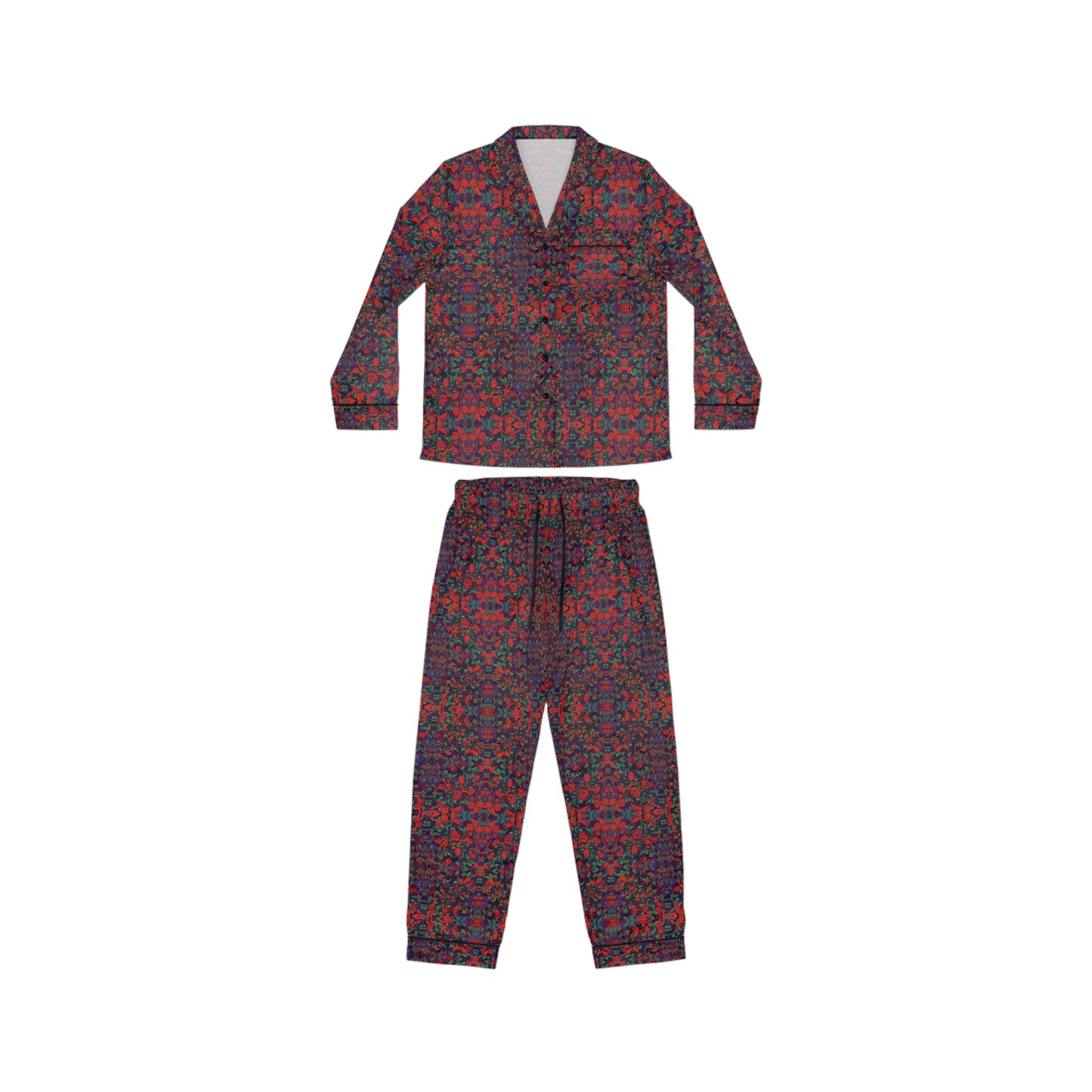 Women's Satin Pajamas - Hidden Weave No.25