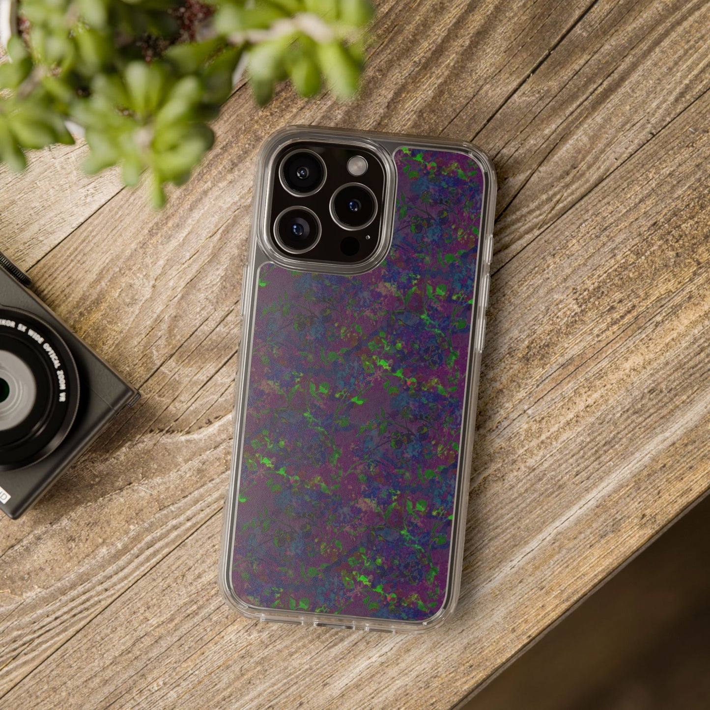 iPhone 16 Clear Case – Hidden Weave Series V3 No.23
