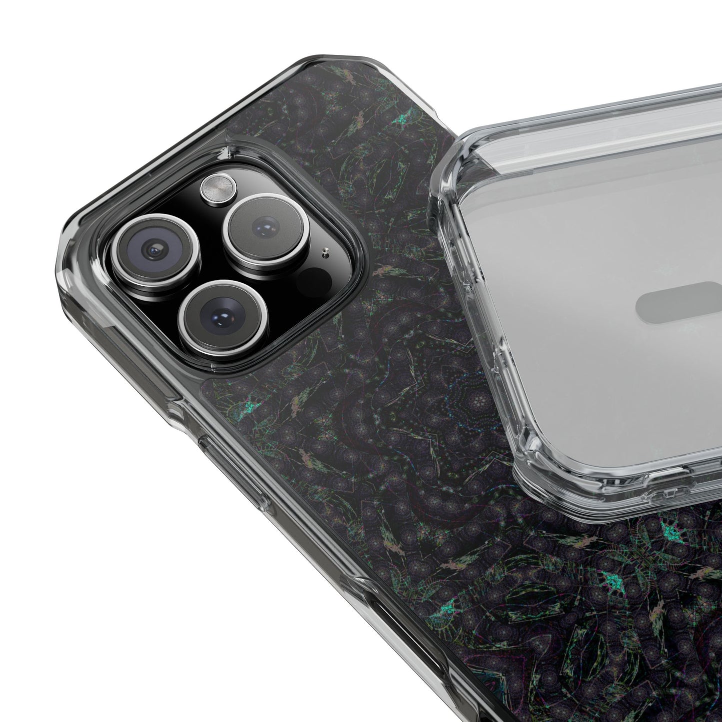 iPhone 16 Magnetic Clear Impact Case - P5 Kaleidoscopic No.31
