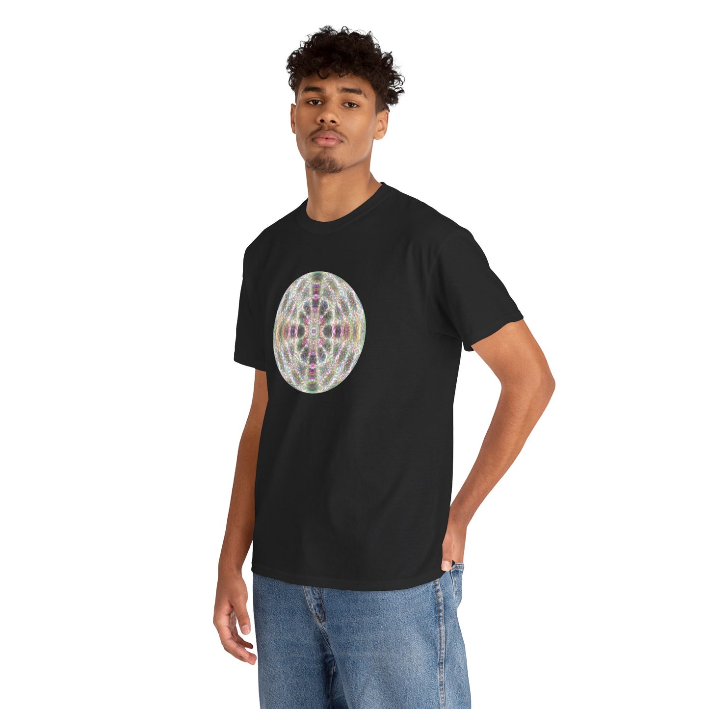 Unisex Heavy Cotton Tee - DMT Scribe Spheres No.7