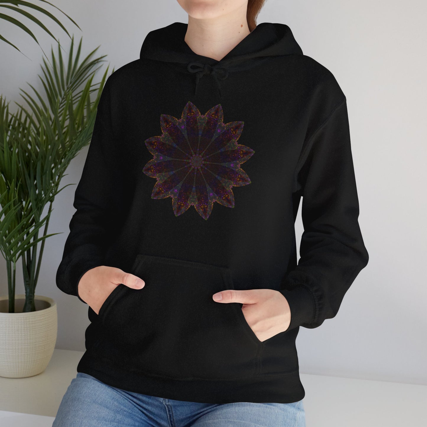Unisex Heavy Blend™ Hooded Sweatshirt - Love Light Mandalas No.10