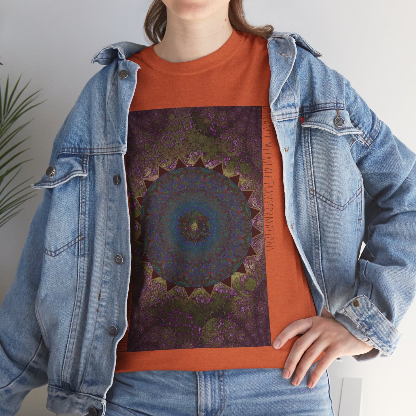 Unisex Heavy Cotton Tee - Love Light Spheres No. L8S1