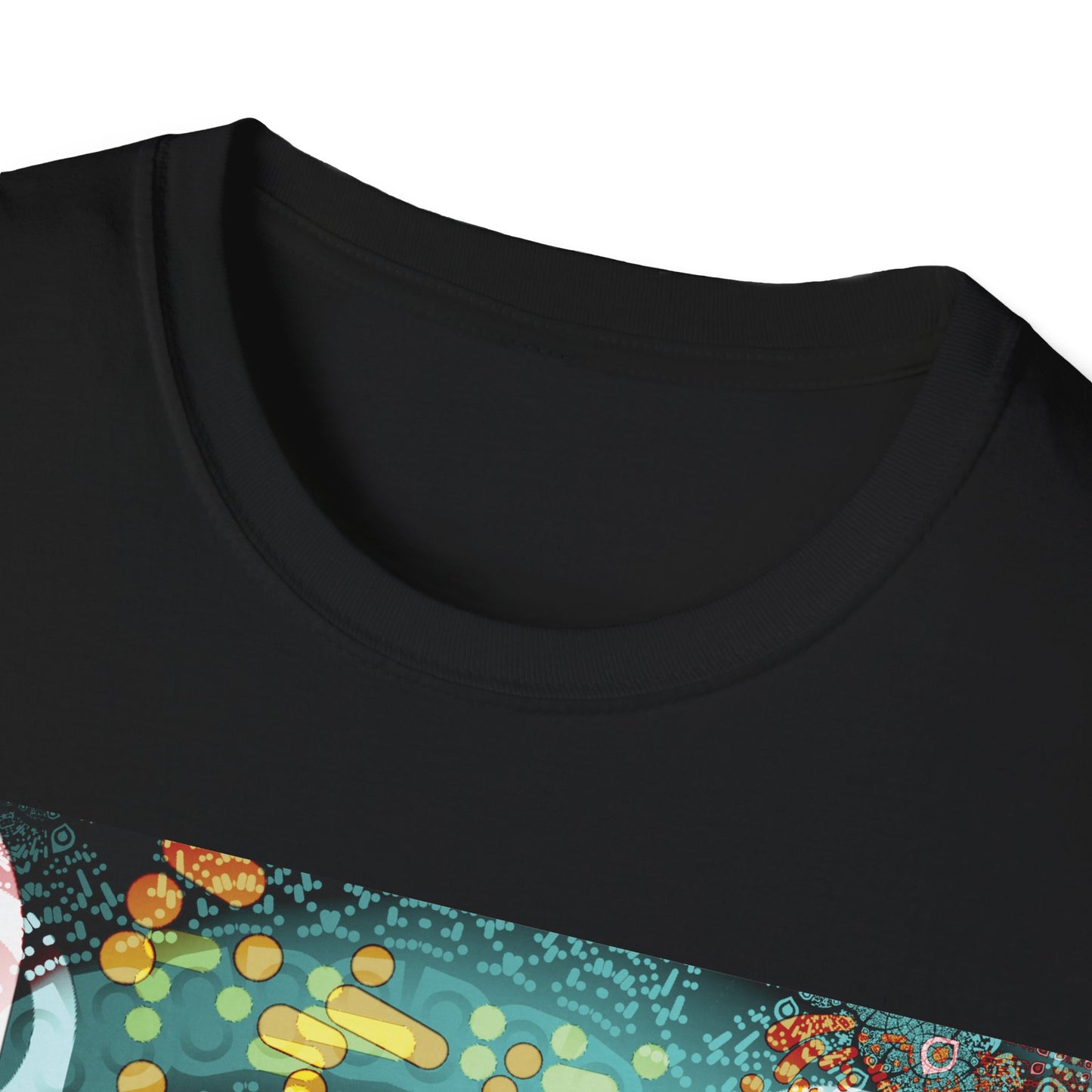 Unisex Softstyle T-Shirt - Psychedelic QR No.1