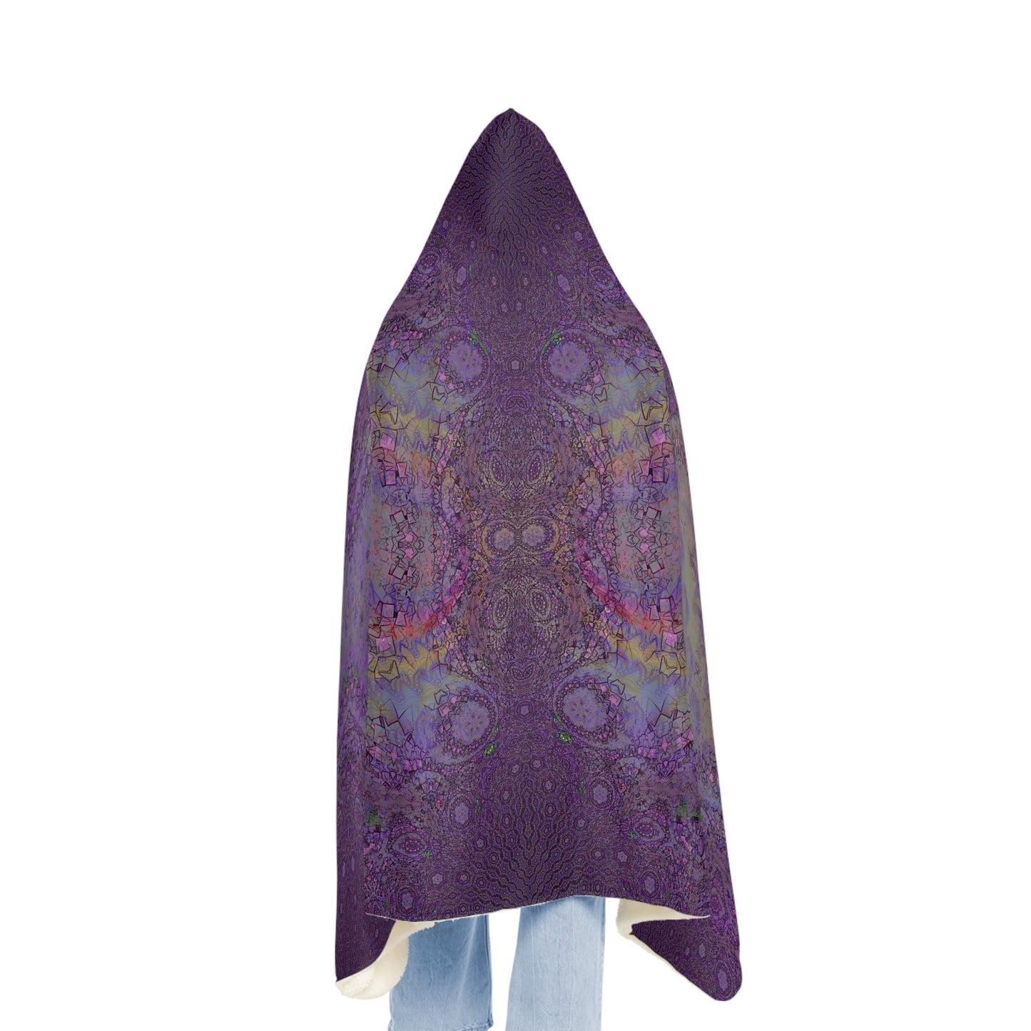Snuggle Blanket - Love Light Fractals No.13