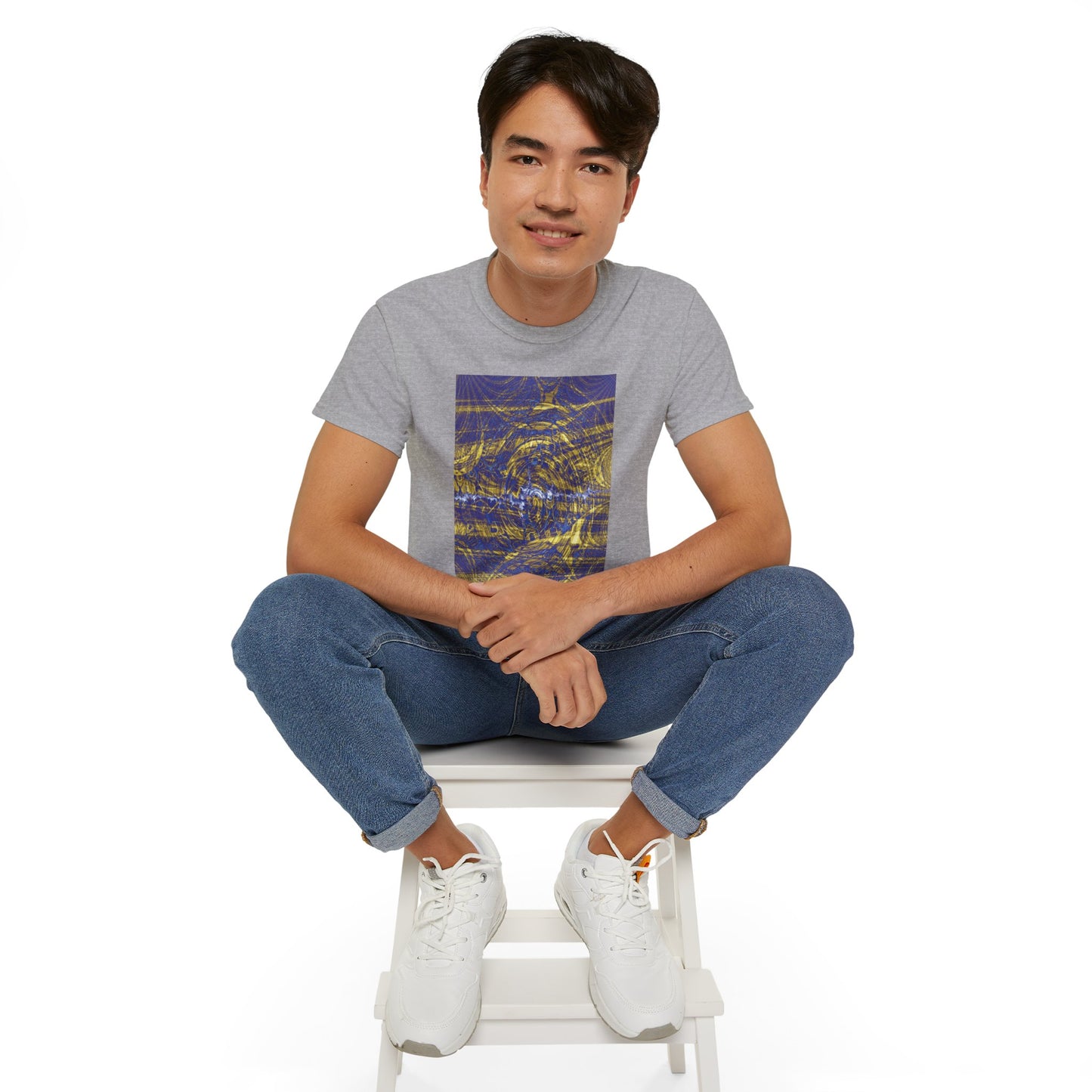 Unisex Ultra Cotton Tee - Love Light Fractals No.1