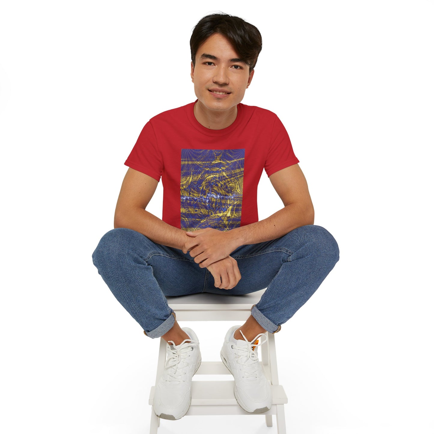 Unisex Ultra Cotton Tee - Love Light Fractals No.1