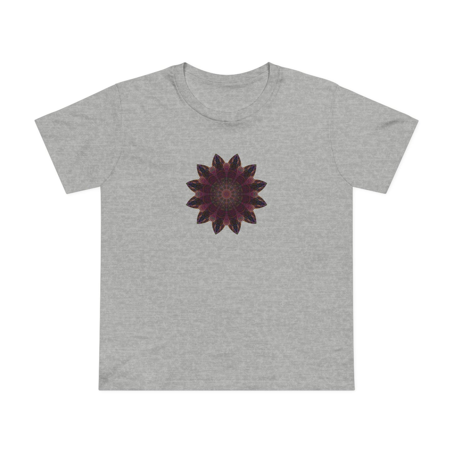 Women’s Maple Tee - Love Light Mandalas No.8