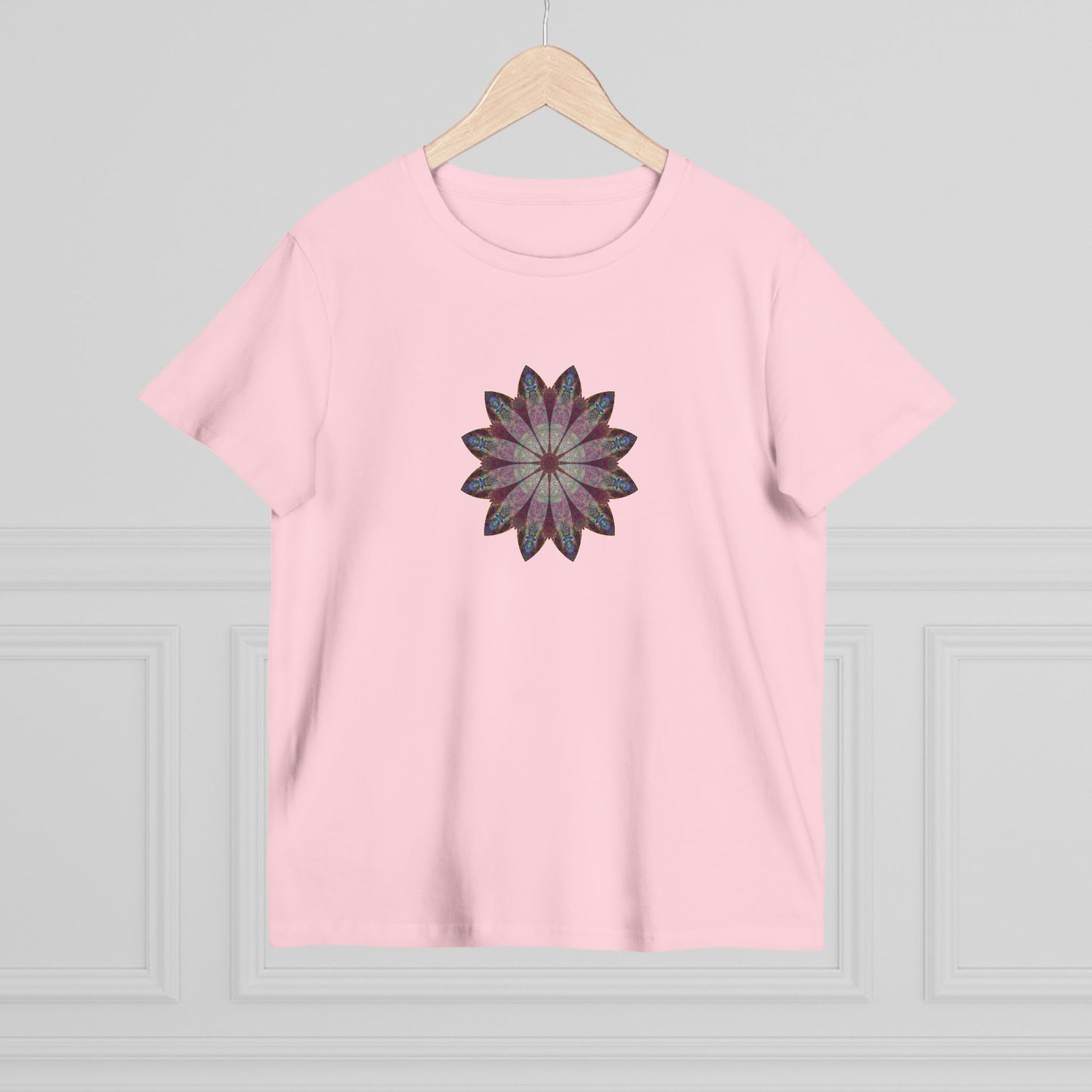 Women’s Maple Tee - Love Light Mandalas No.9