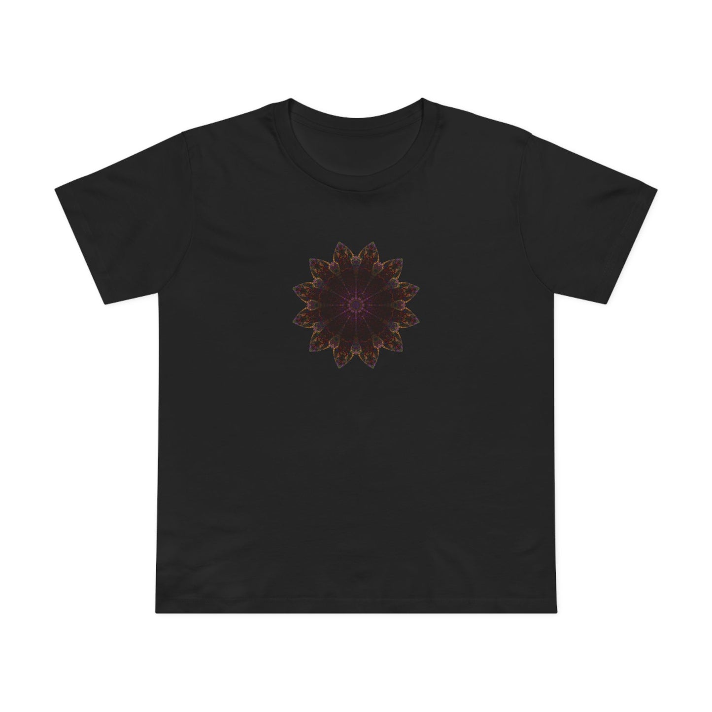 Women’s Maple Tee - Love Light Mandalas No.12