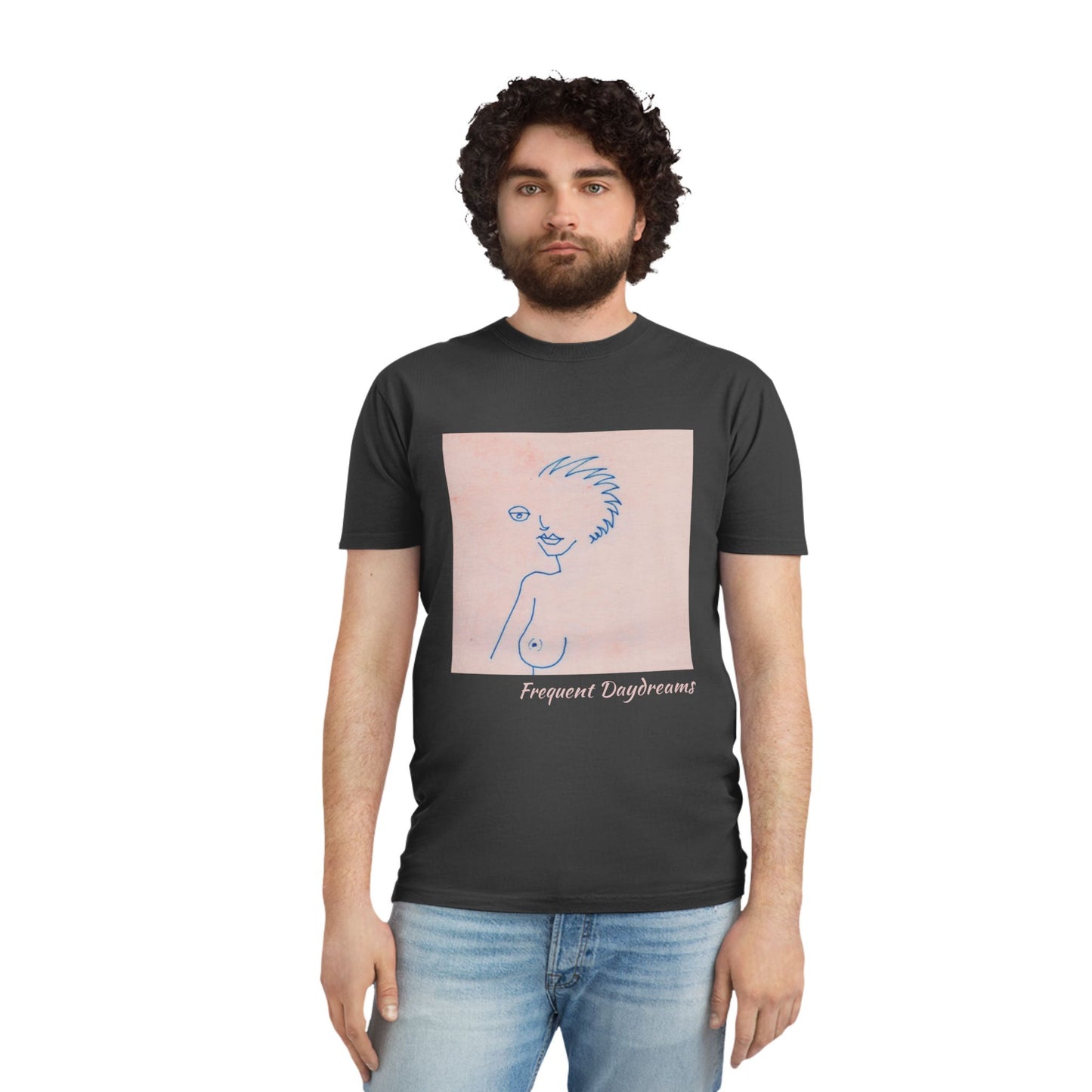 Unisex Faded Shirt - Frequent Daydreams Sketch No.46