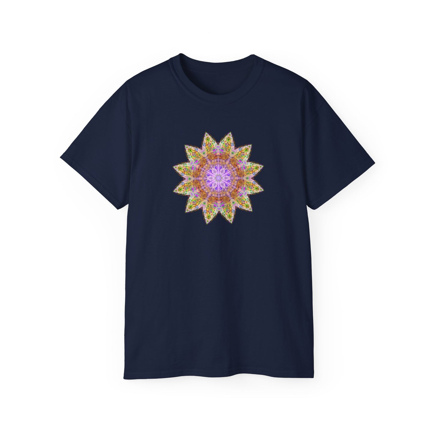 Unisex Ultra Cotton Tee - Love Light Mandalas No.14