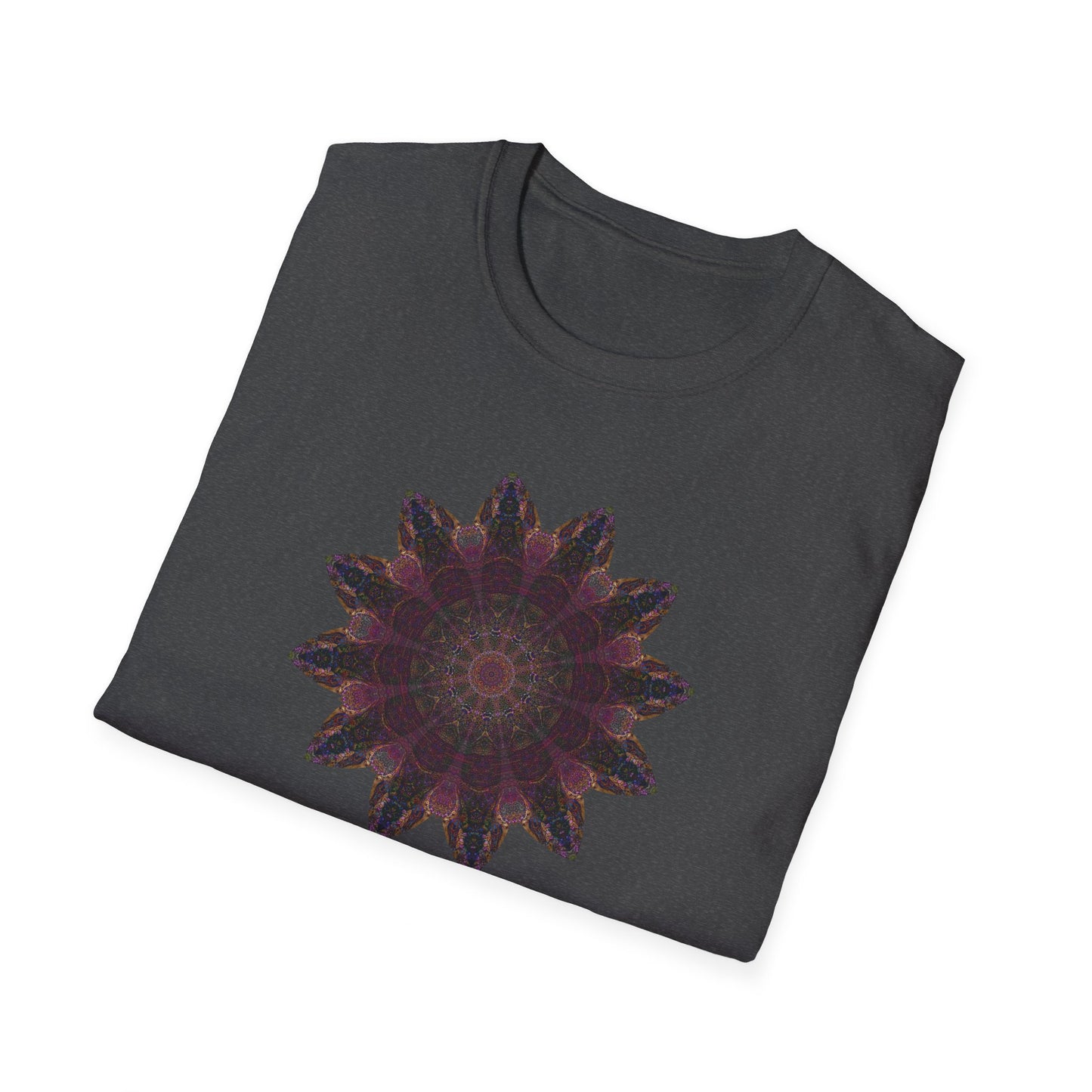 Unisex Softstyle T-Shirt - Love Light Mandalas No.8