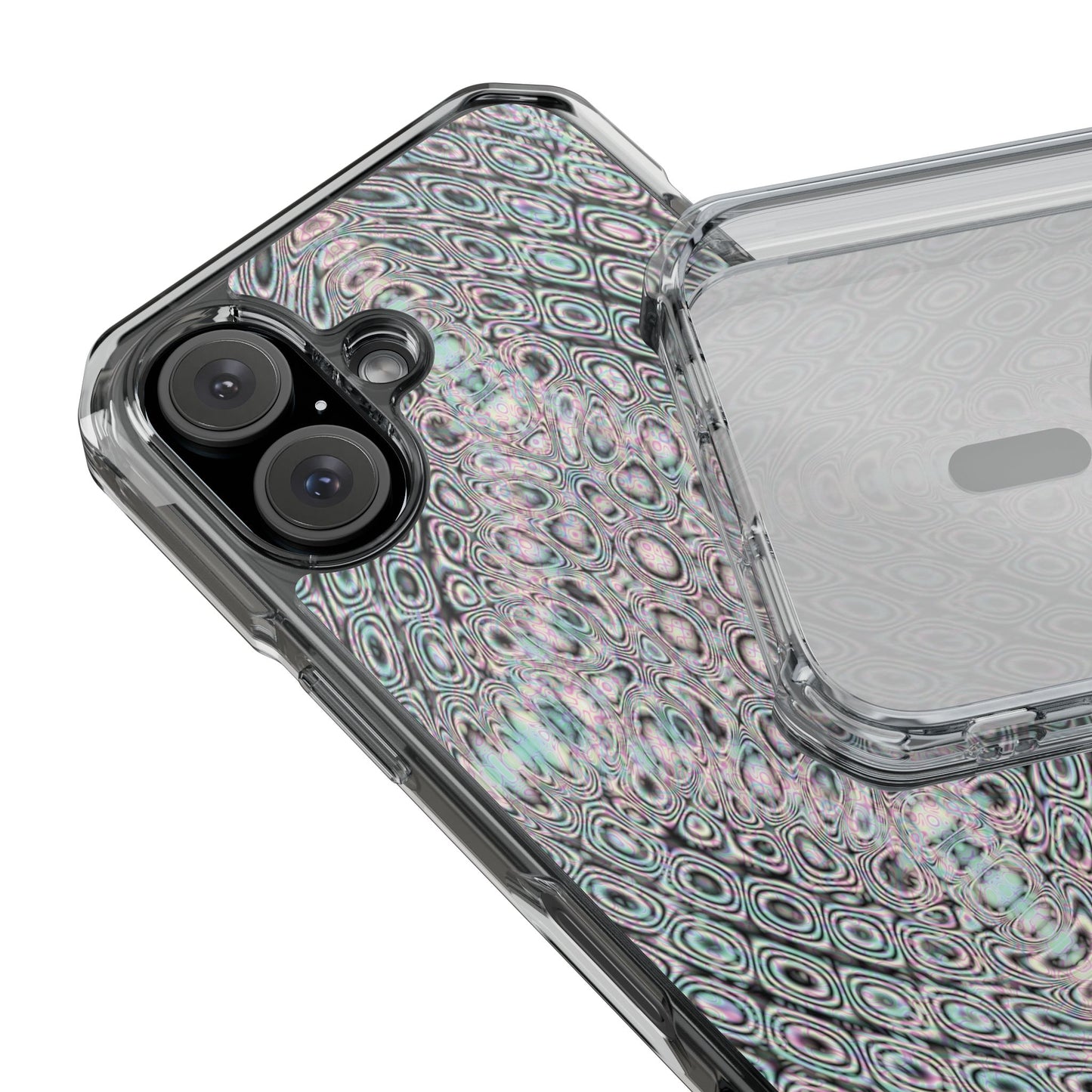 iPhone 16 Magnetic Clear Impact Case - DMT Seer No.13