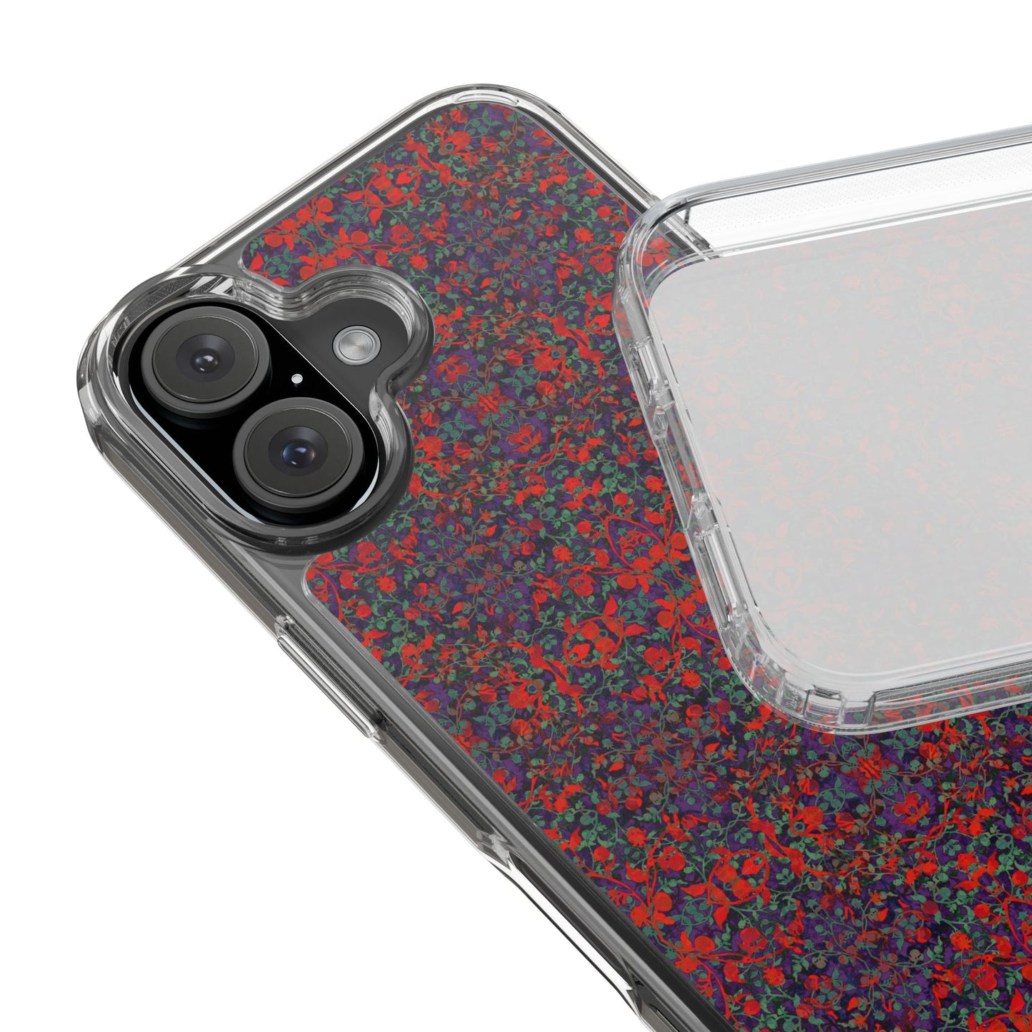 iPhone 16 Clear Case – Hidden Weave Series No.25