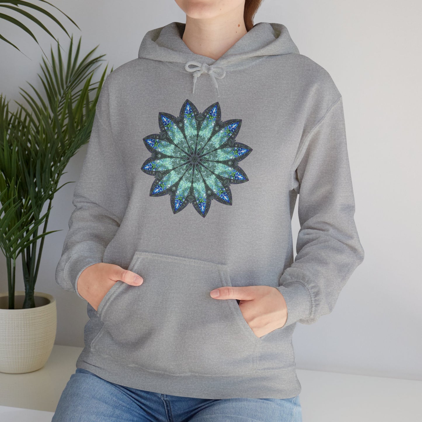 Unisex Heavy Blend™ Hooded Sweatshirt - Love Light Mandalas No.20