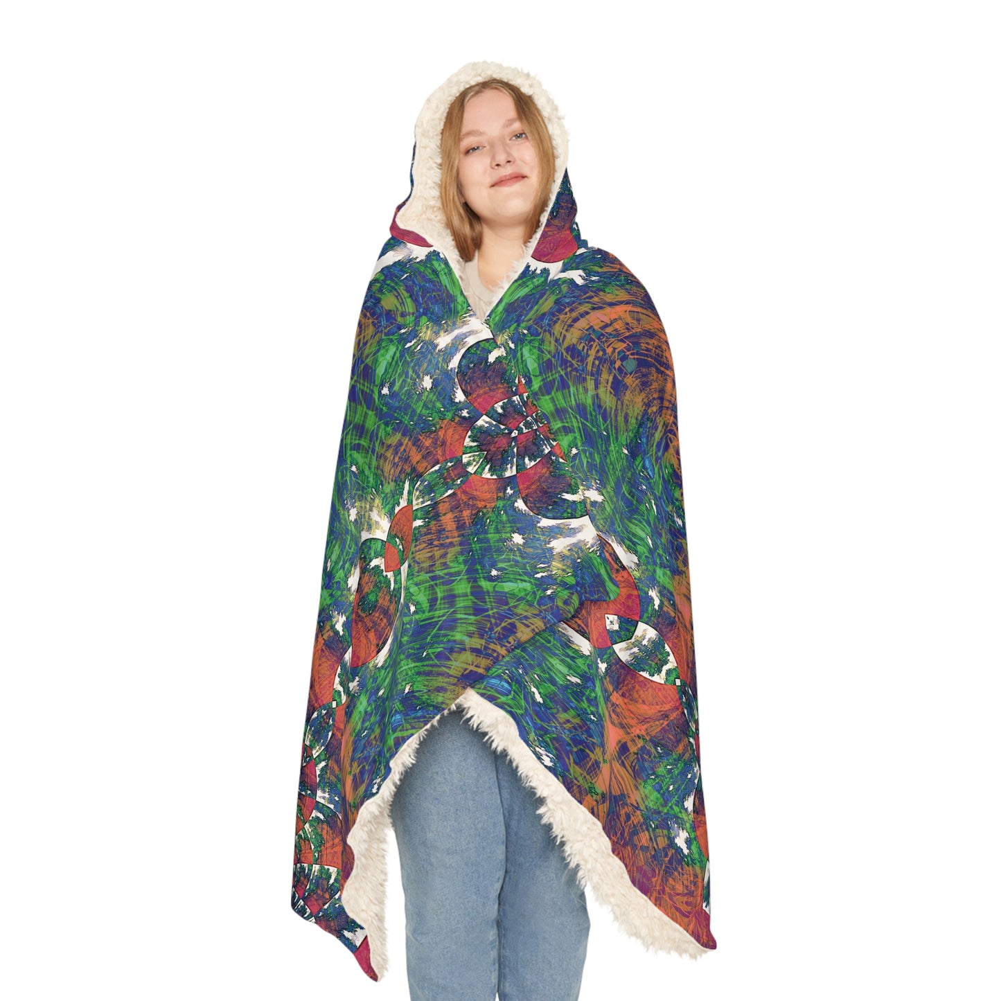 Snuggle Blanket - Love Light Fractals No.2