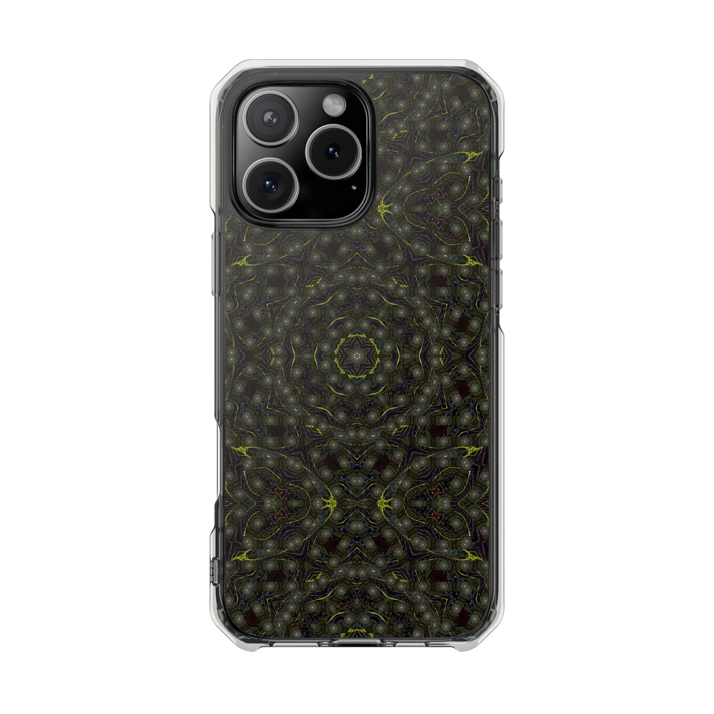 iPhone 16 Magnetic Clear Impact Case - P5 Kaleidoscopic No.2