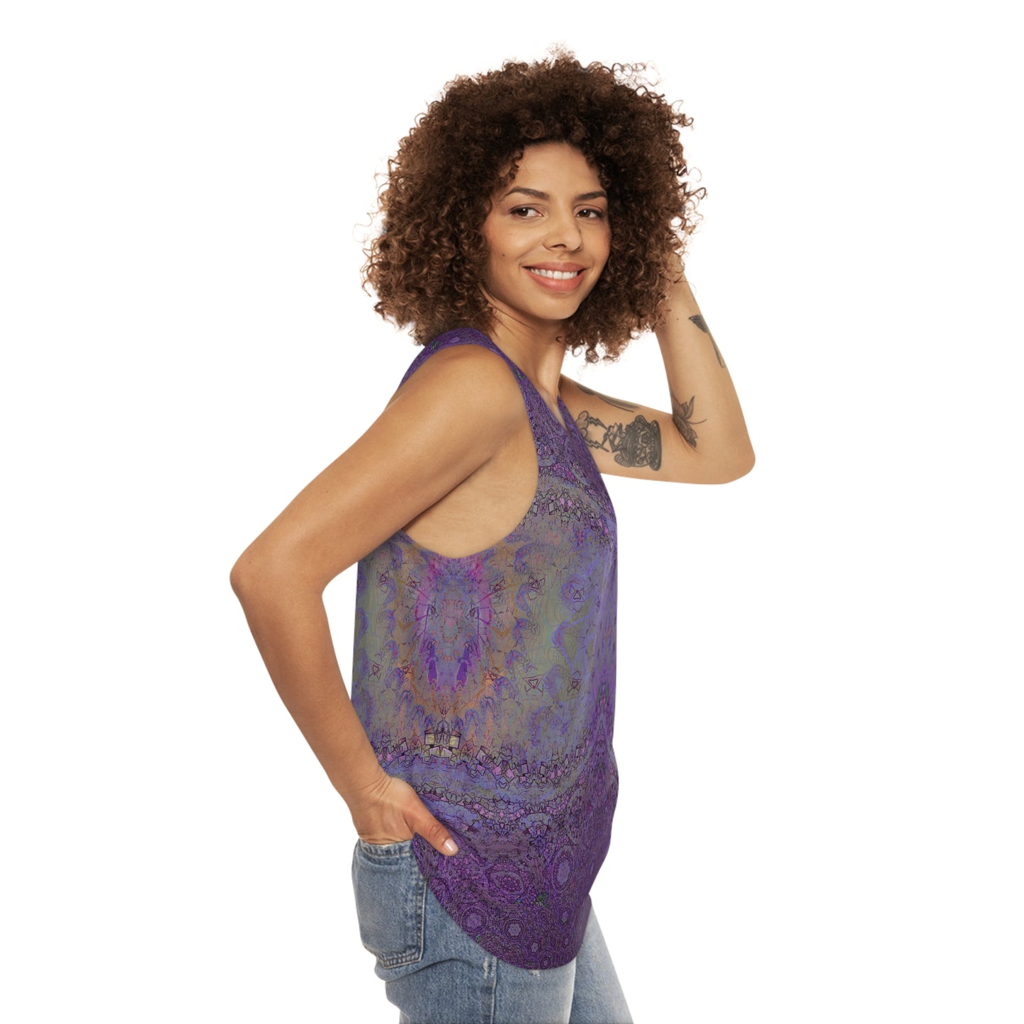 Unisex Tank Top - Love Light Fractals No.13