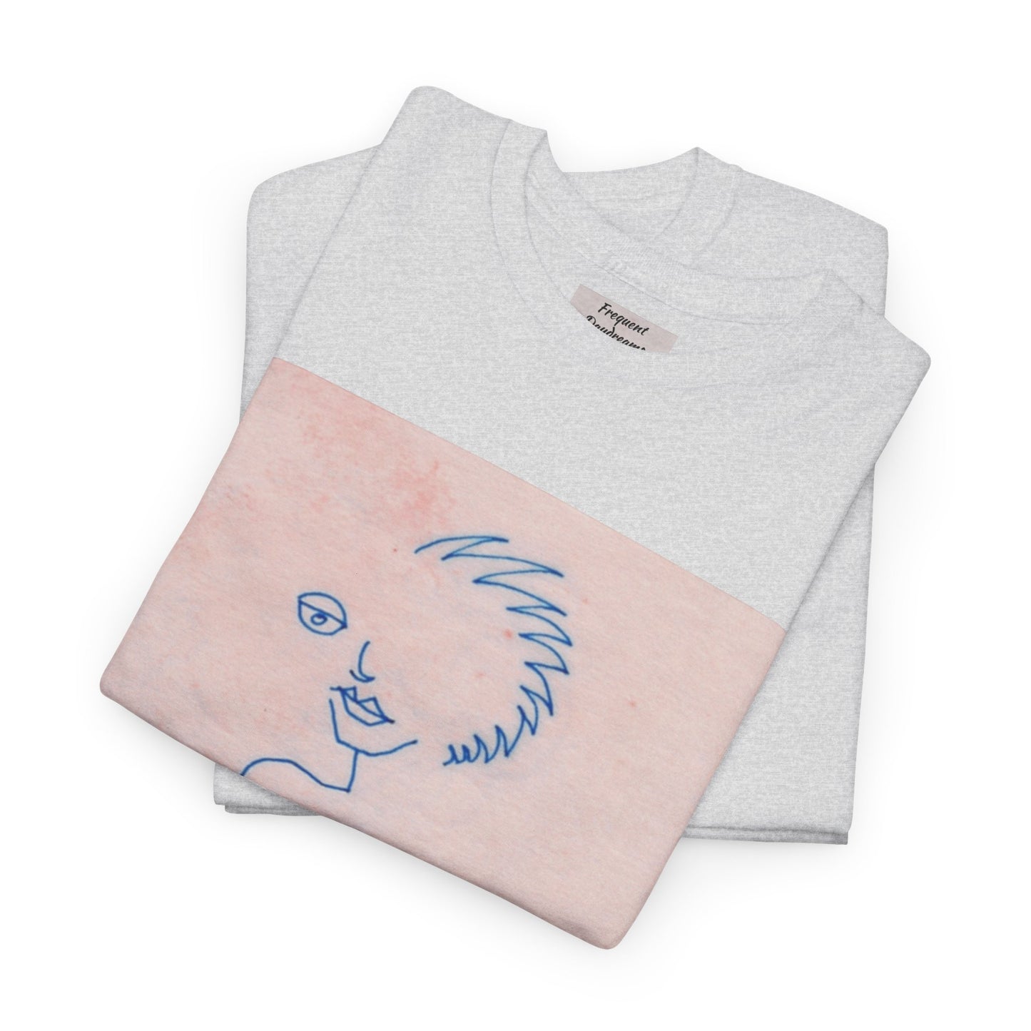 Unisex Heavy Cotton Tee - Frequent Daydreams Sketch No.46