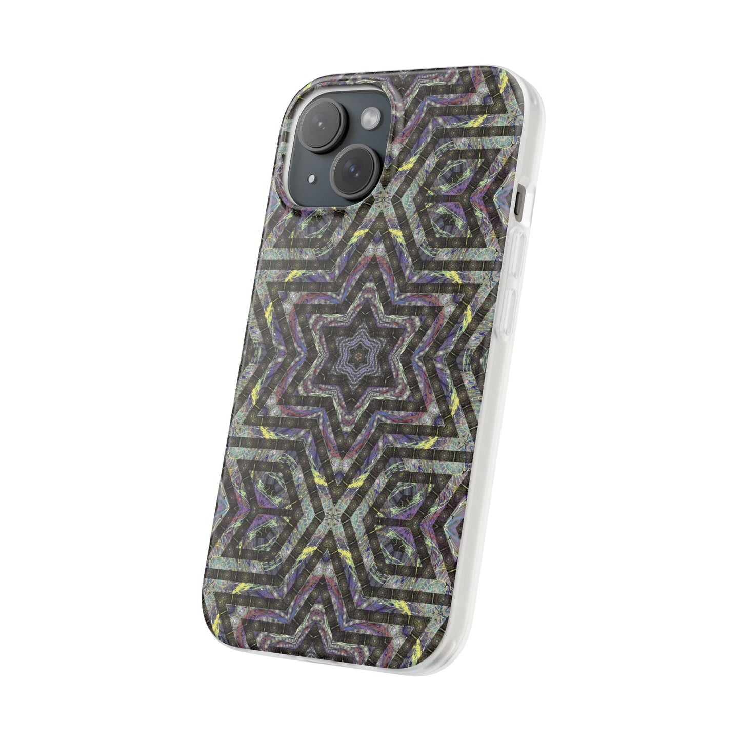 iPhone 15 Flexi Case - P5 Kaleidoscopic No.1
