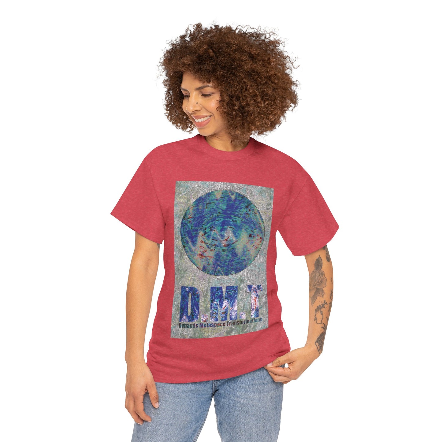 Unisex Heavy Cotton Tee - DMT Spheres No.2