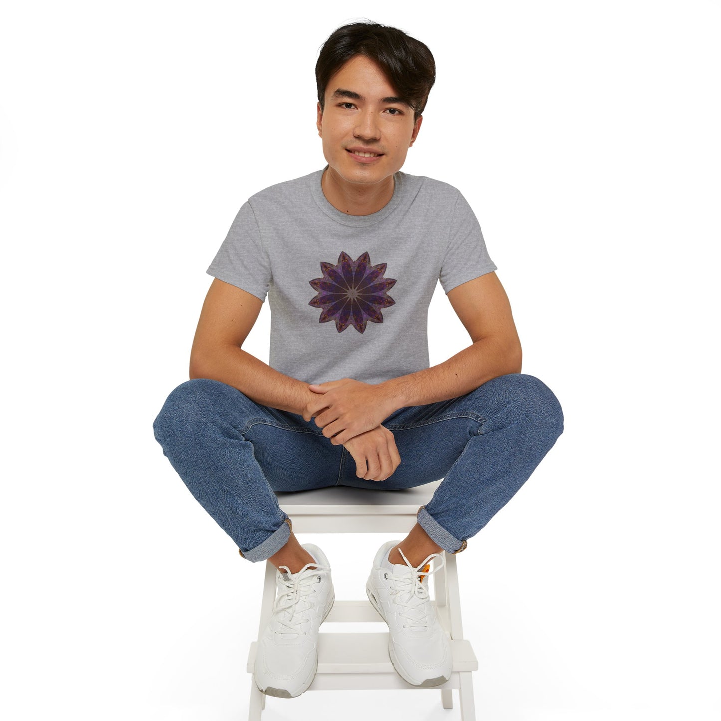 Unisex Ultra Cotton Tee - Love Light Mandalas No.11