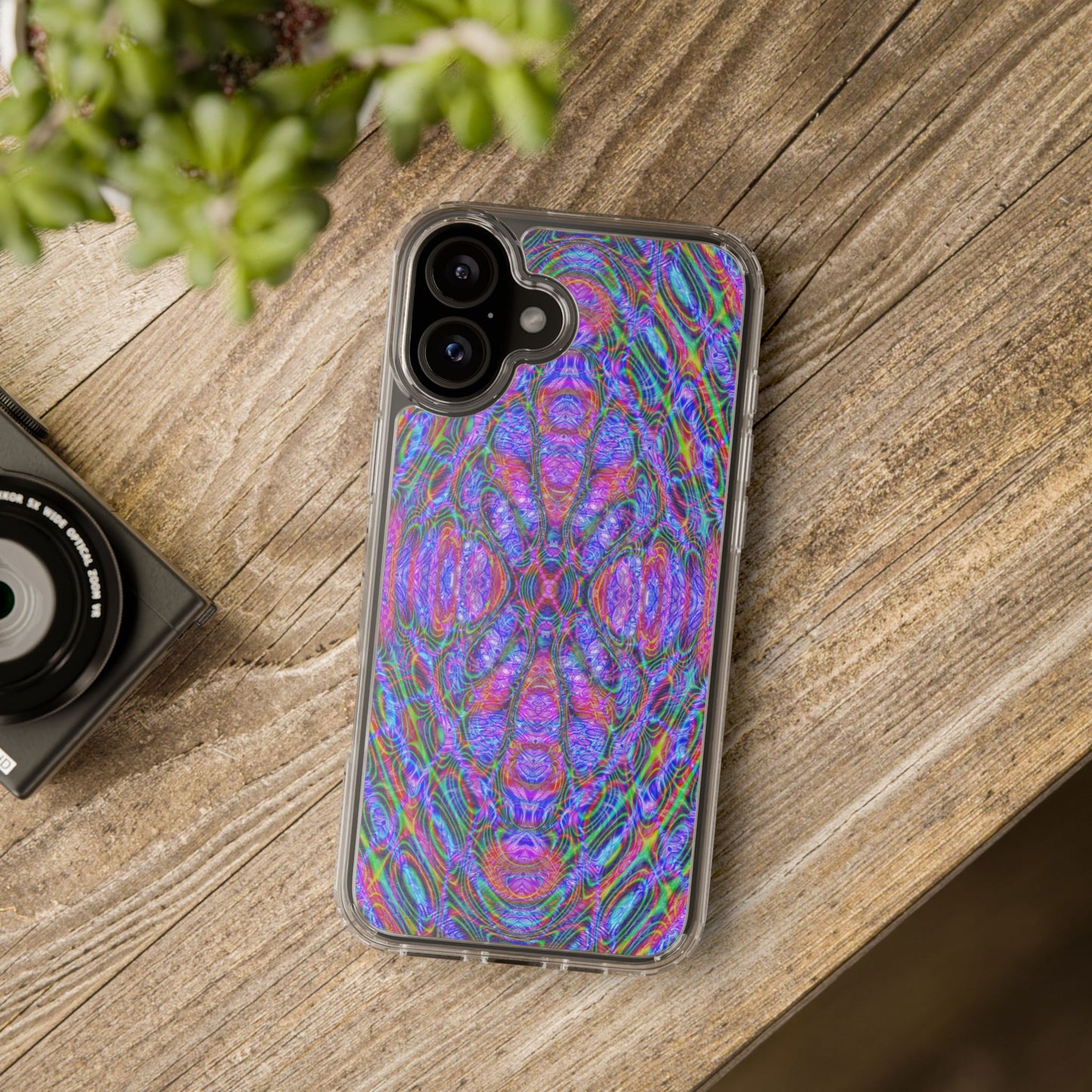 iPhone 16 Clear Case – DMT Seer No.22
