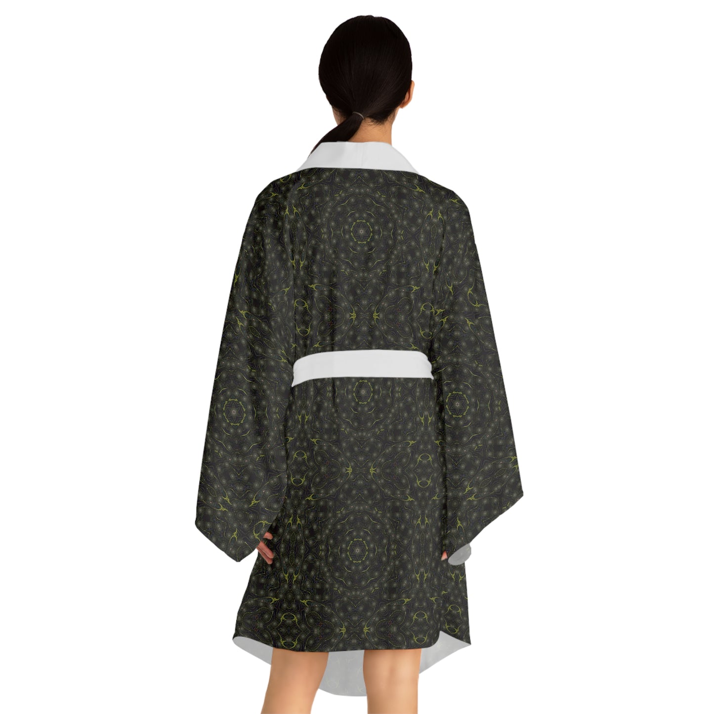 Long Sleeve Kimono Robe - P5 Kaleidoscopic No.2