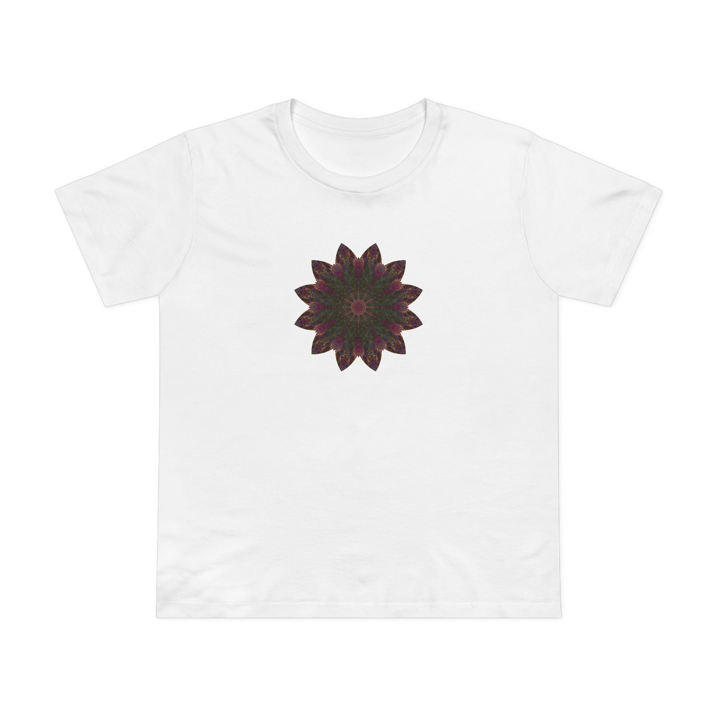 Women’s Maple Tee - Love Light Mandalas No.7