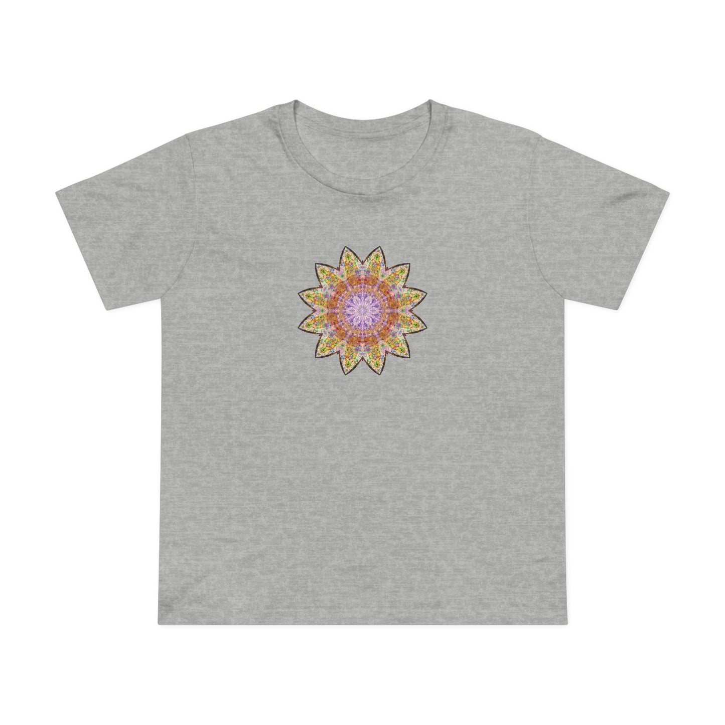 Women’s Maple Tee - Love Light Mandalas No.14