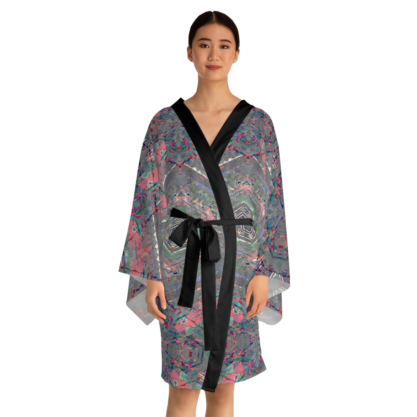 Long Sleeve Kimono Robe - DK Series No.9